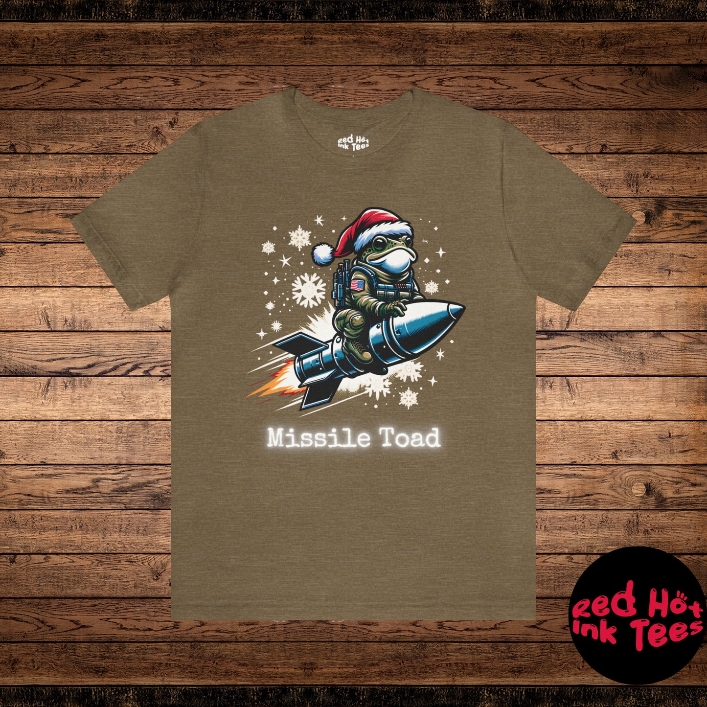 🚀 "Missile Toad 2: The Holiday Hop" Tee