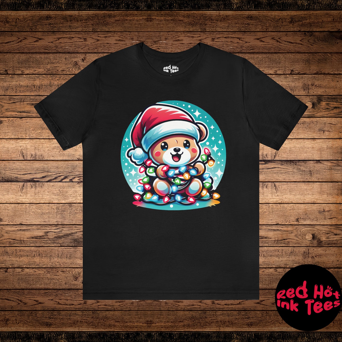 Bear Christmas Entanglement Tee