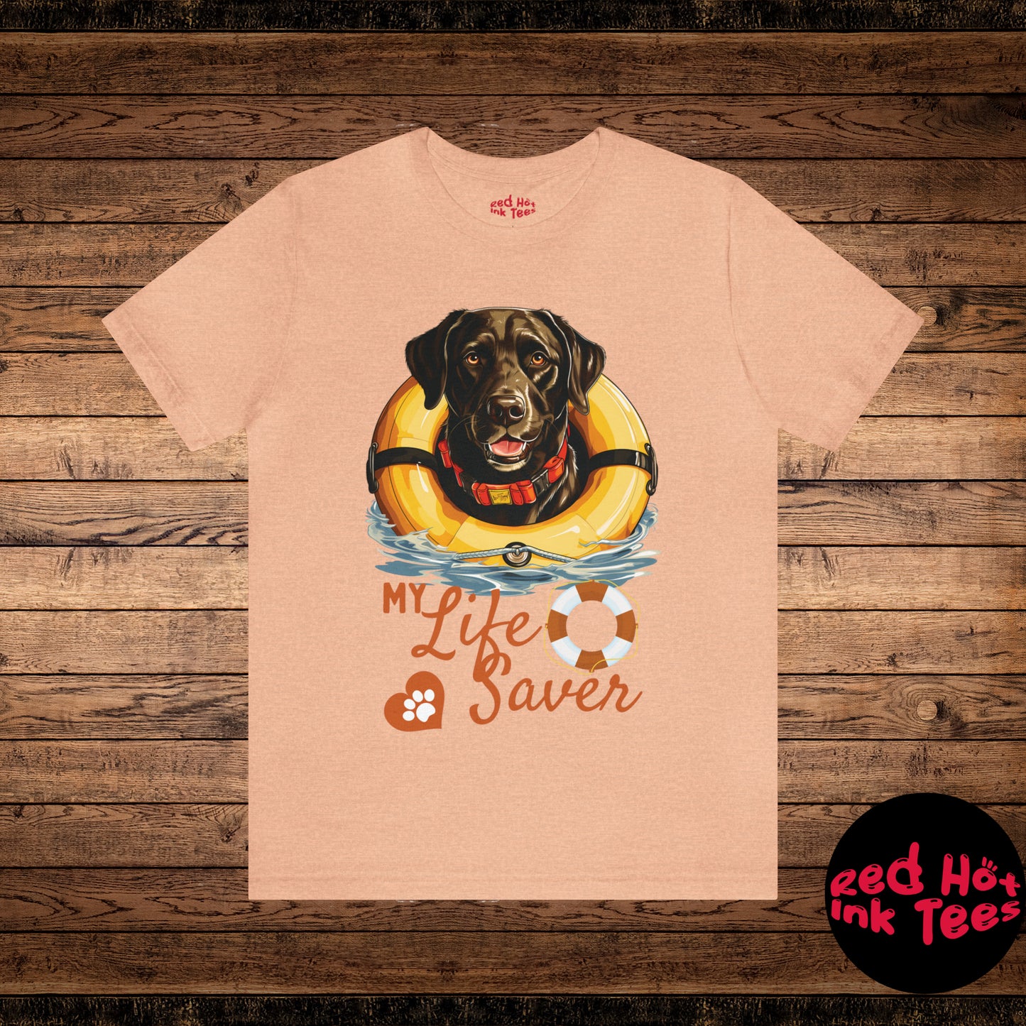 My Life Saver Labrador Retriever Dog Tee