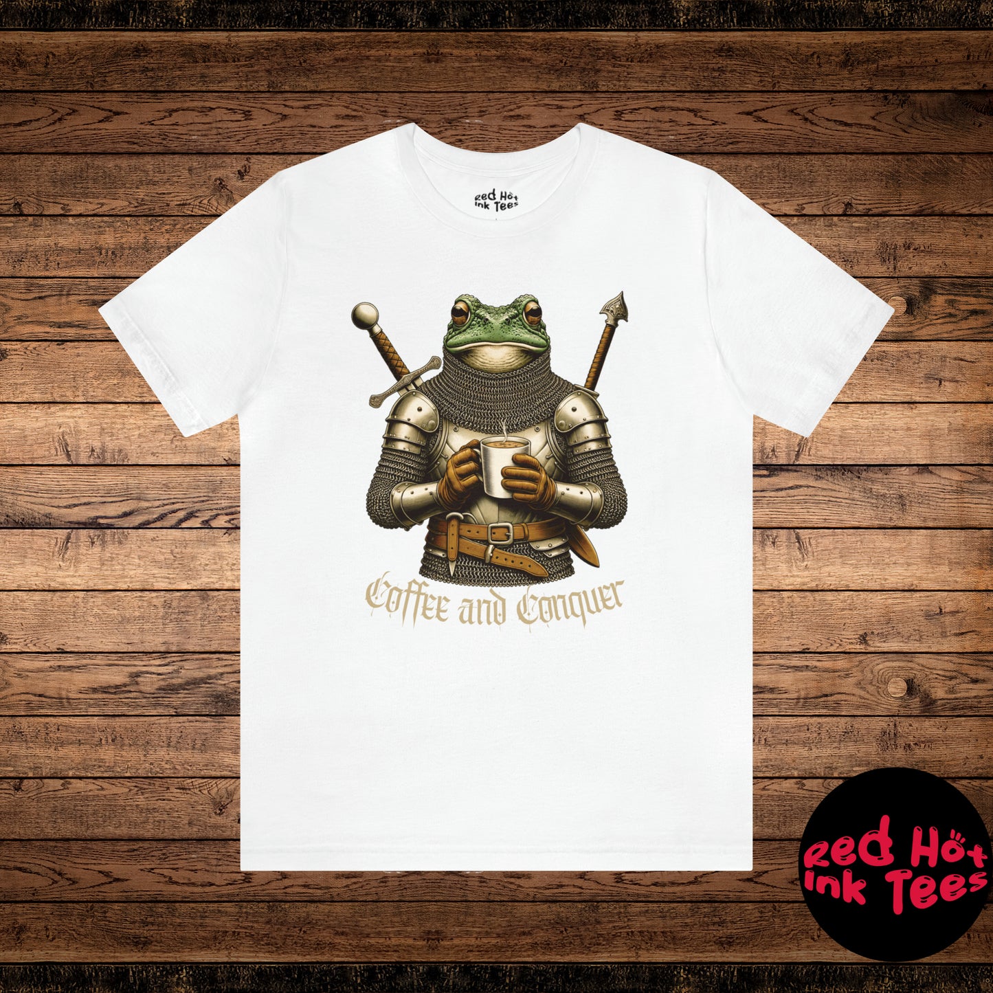 🐸 Coffee and Conquer Frog Tee 🐸