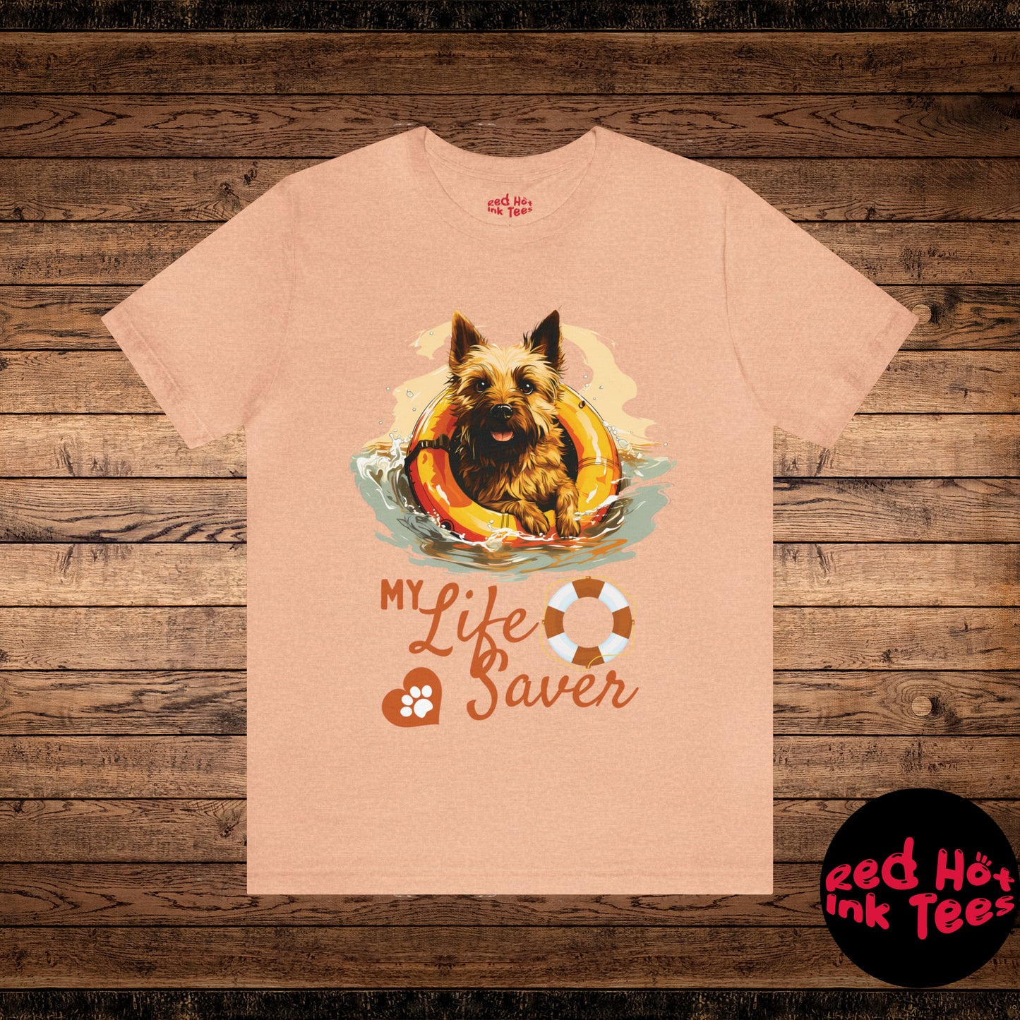 My Life Saver Cairn Terrier Dog Tee