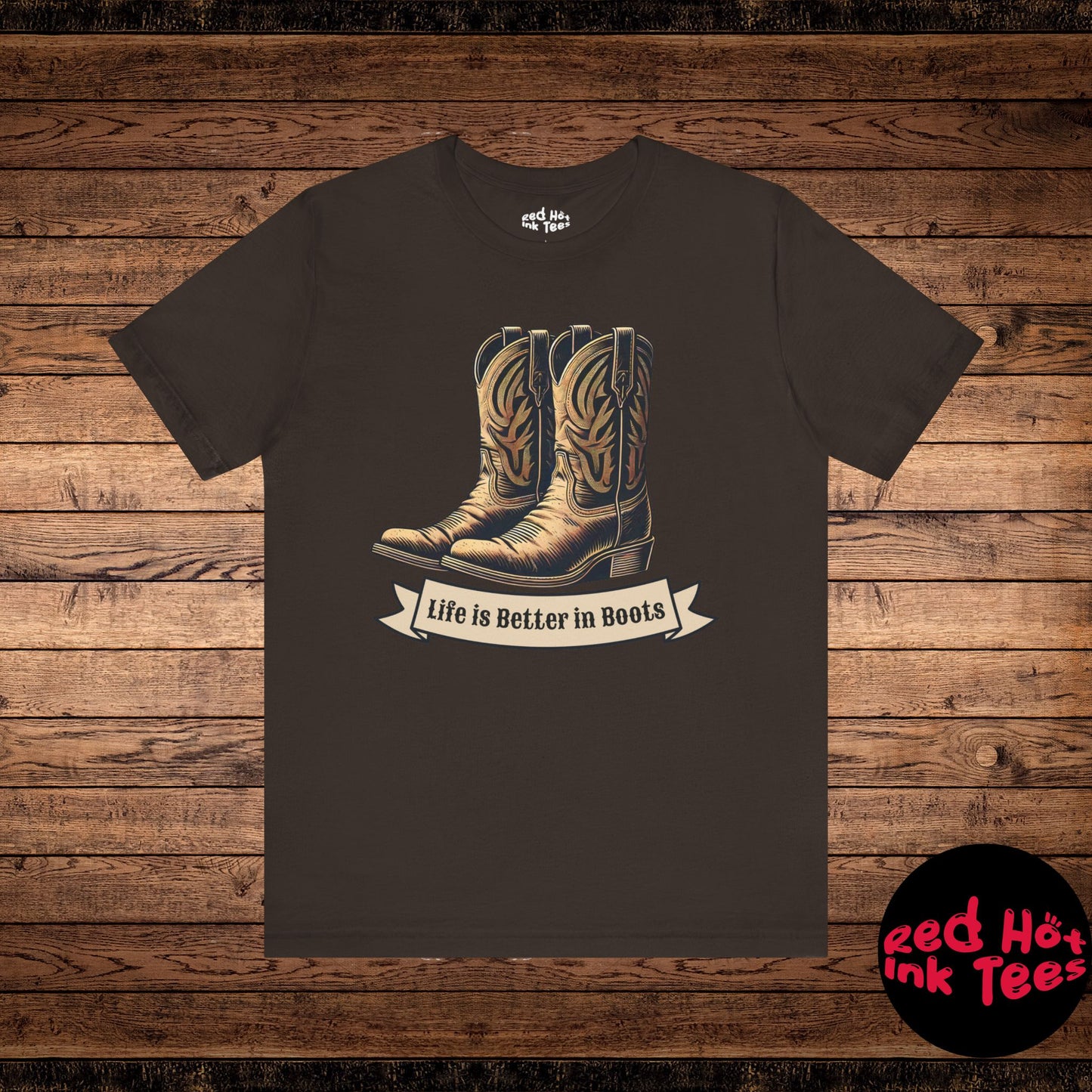 🤠 "Life is Better in Boots" Vintage Cowboy T-Shirt 🤠