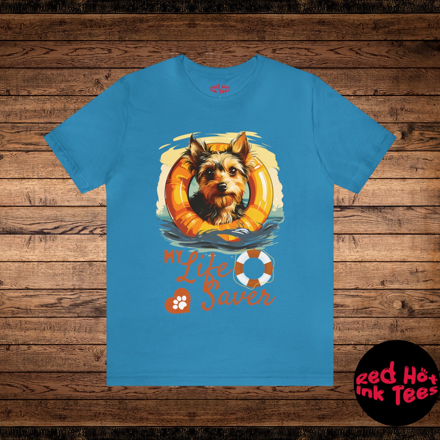 My Life Saver Silky Terrier Dog Tee