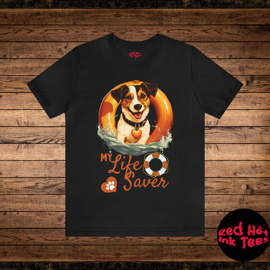 My Life Saver Jack Russell Terrier Dog Tee