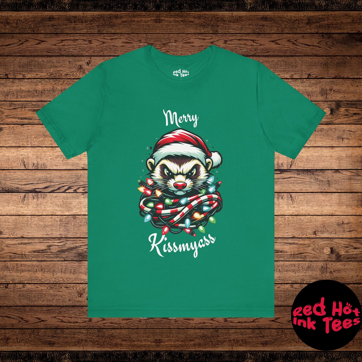 Merry Kissmyass Ferret Tee