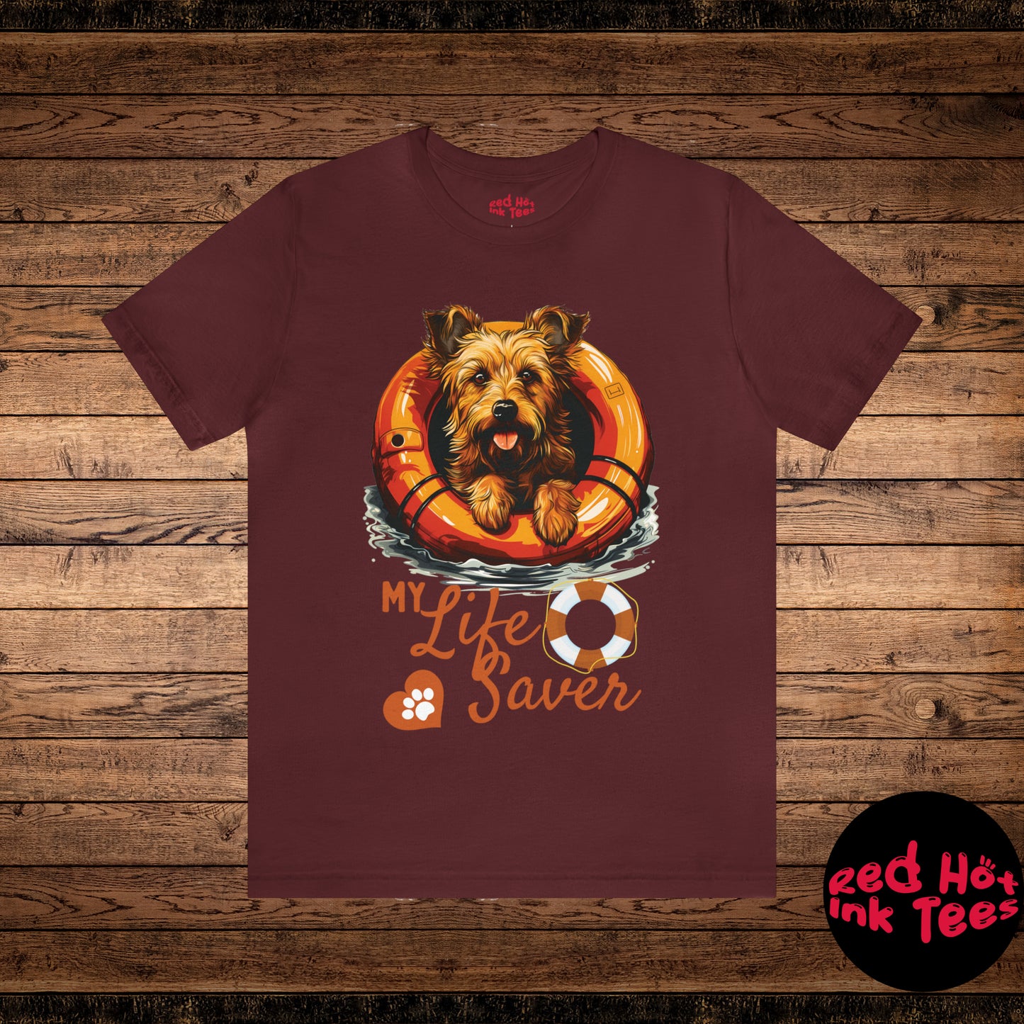 My Life Saver Australian Terrier Dog Tee