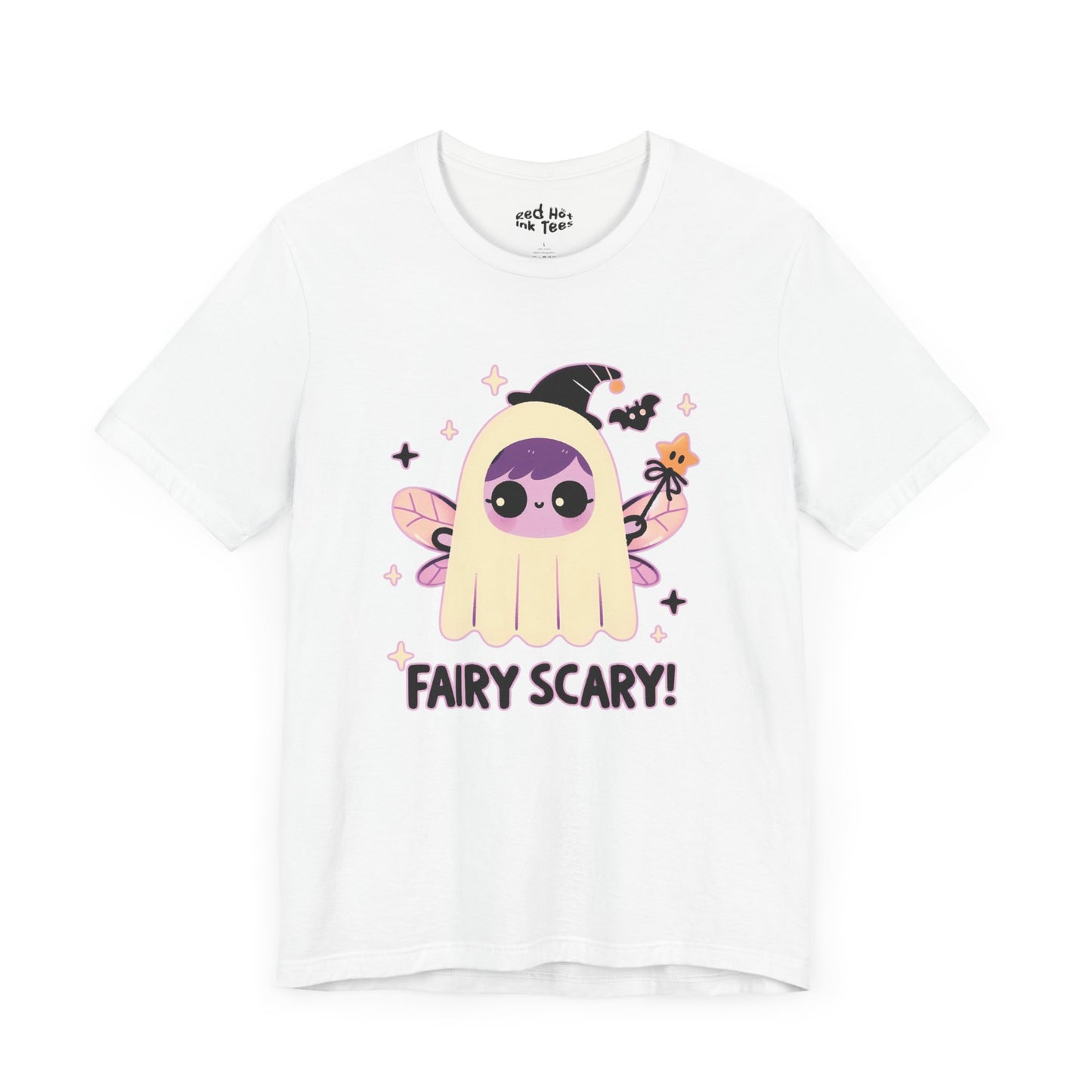 🧚‍♀️👻 "Fairy Scary" Cute Halloween Ghost Fairy T-Shirt 🎃✨