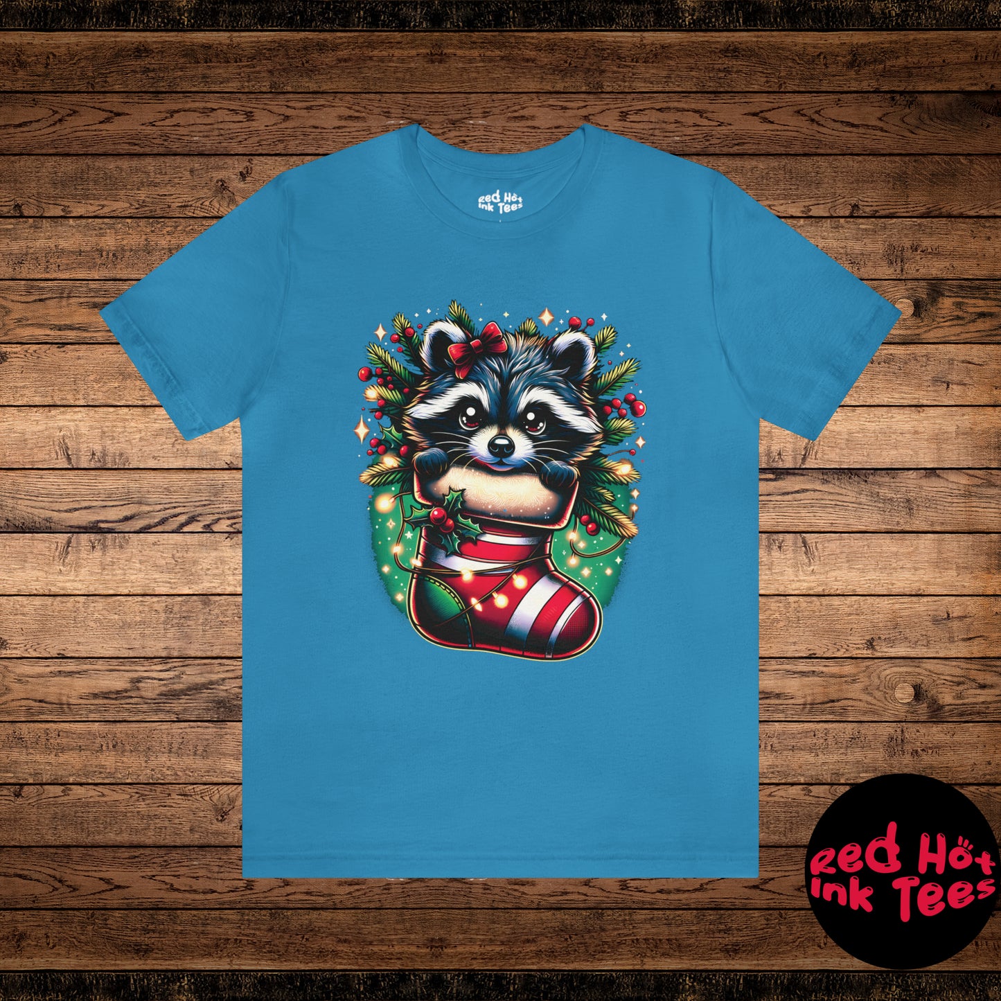 🦝 "Raccoon Stocking Tee" 🎄