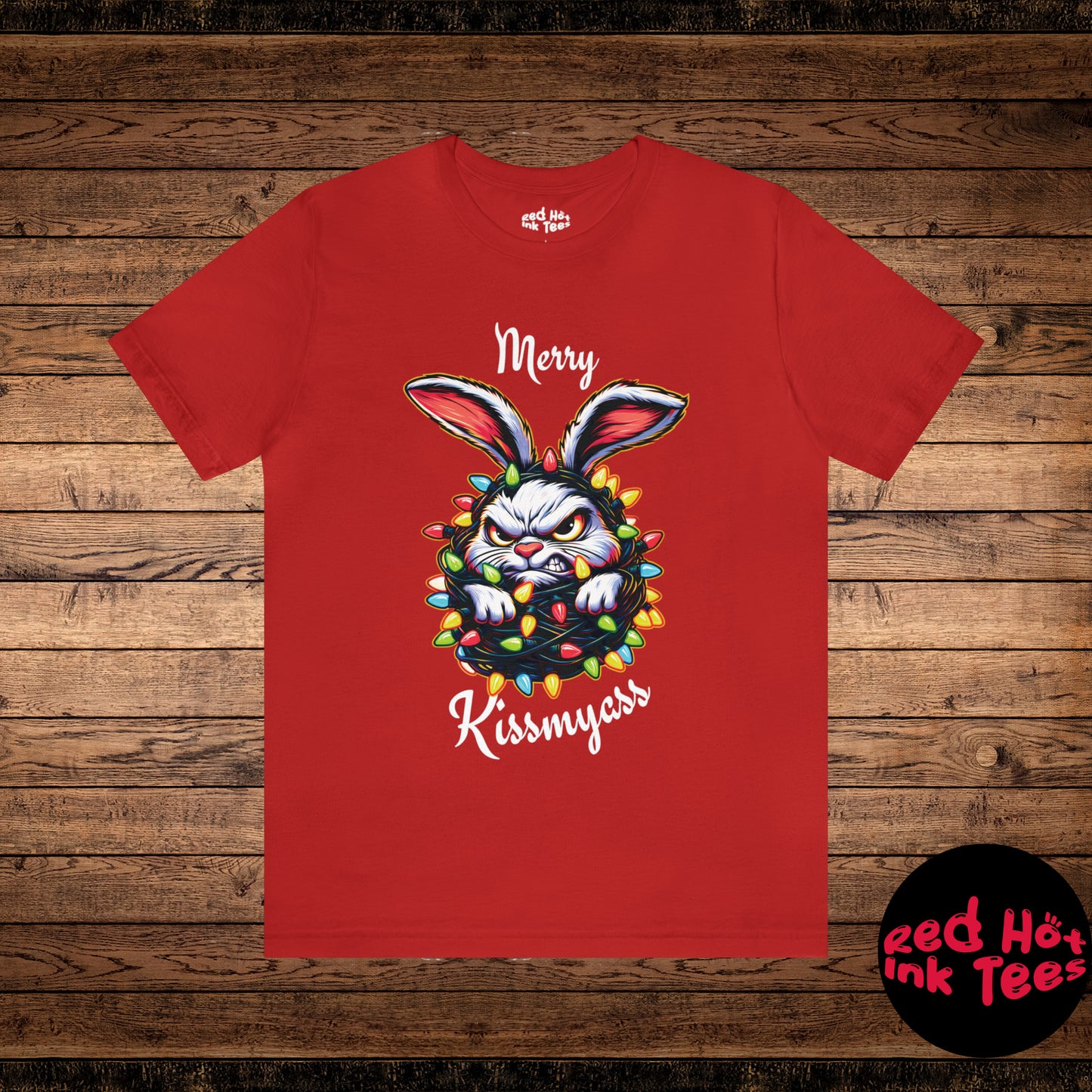 Merry Kissmyass Rabbit Tee