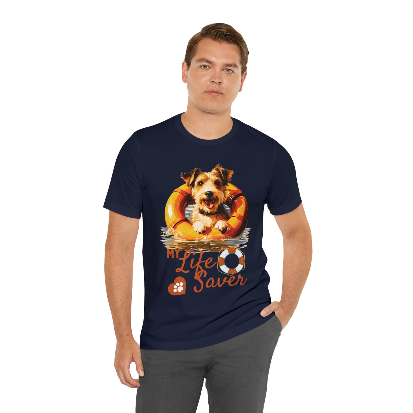 My Life Saver Wire Fox Terrier Dog Tee