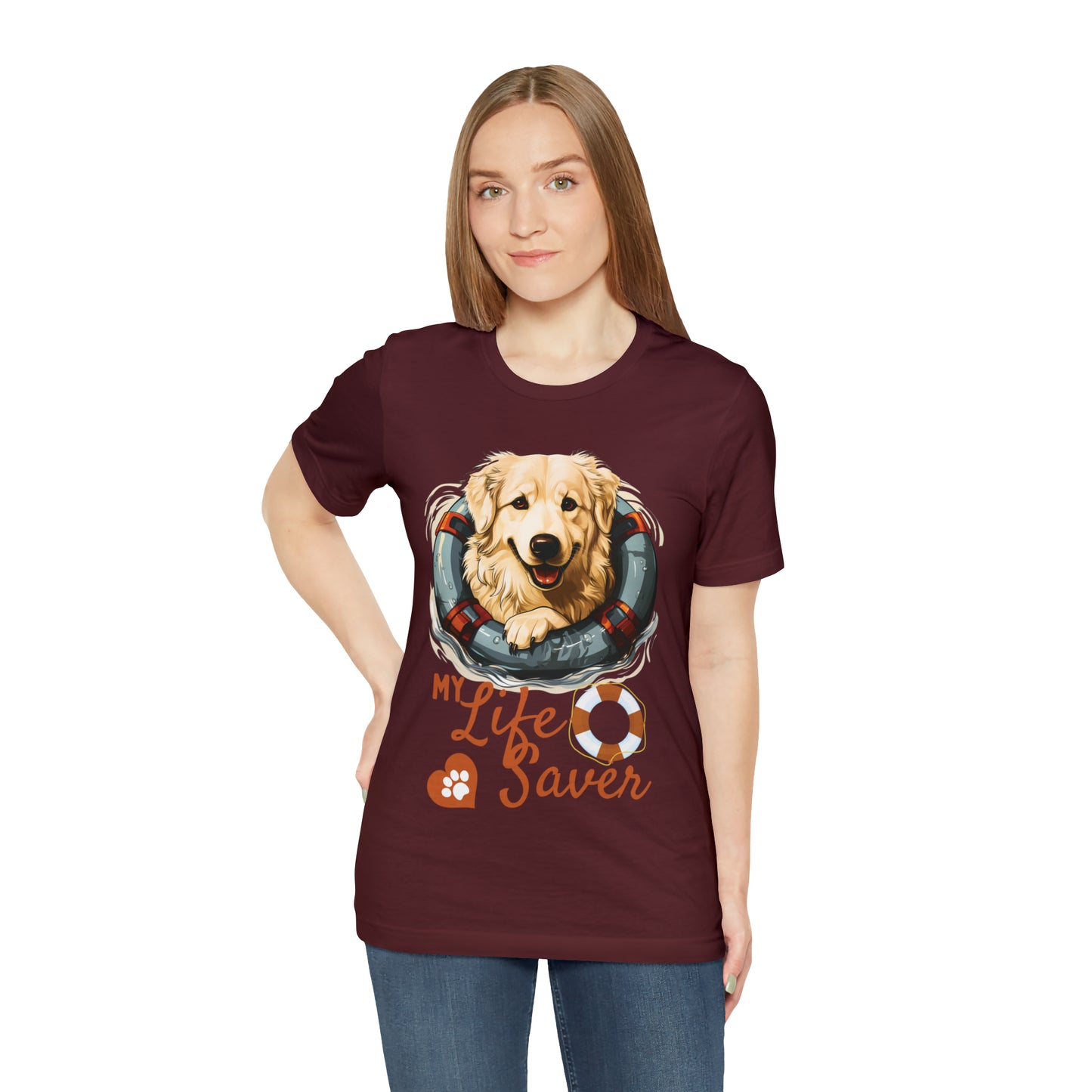 My Life Saver Great Pyrenees Dog Tee