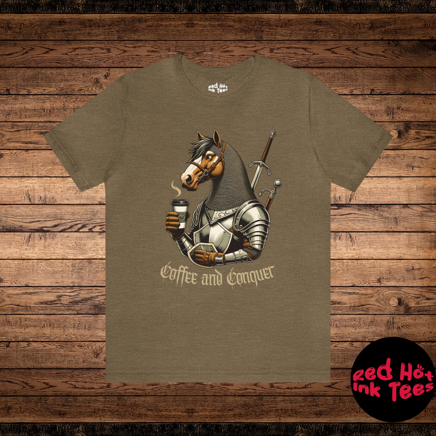 🐴 Coffee and Conquer Horse Tee 🐴