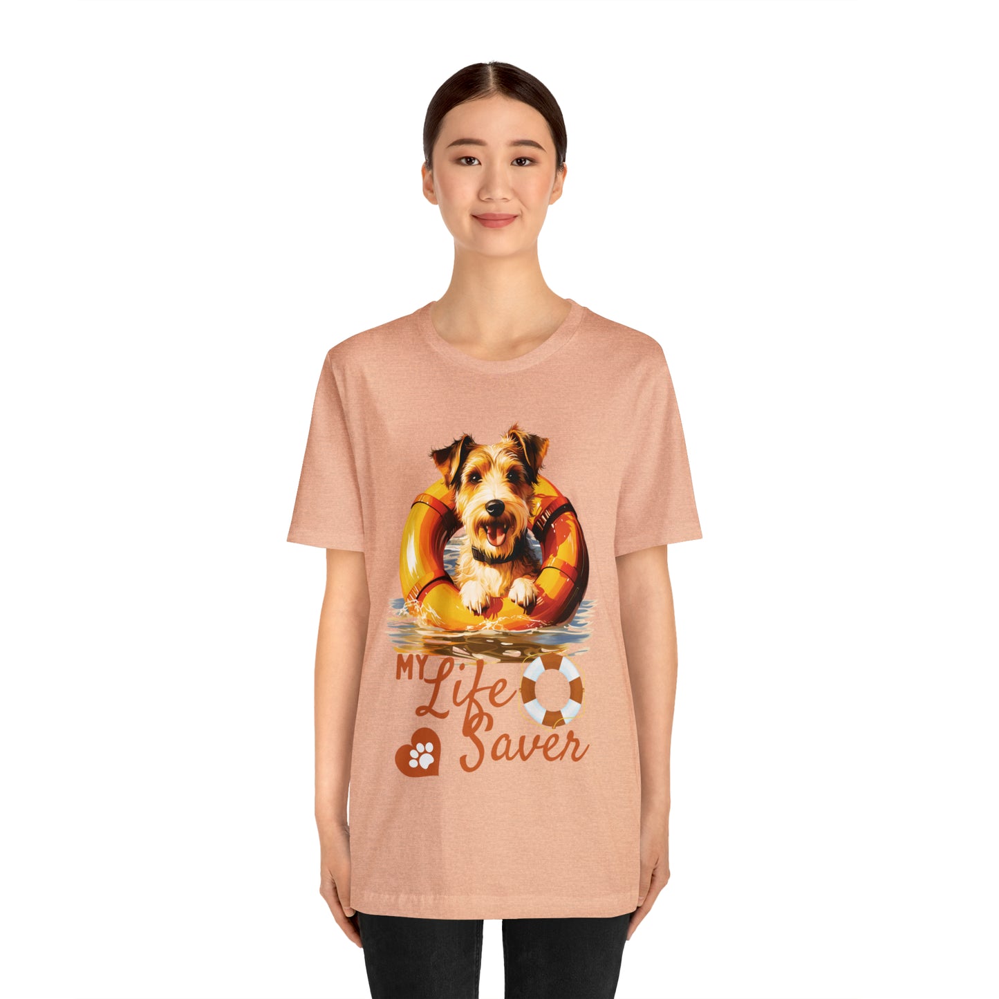 My Life Saver Wire Fox Terrier Dog Tee