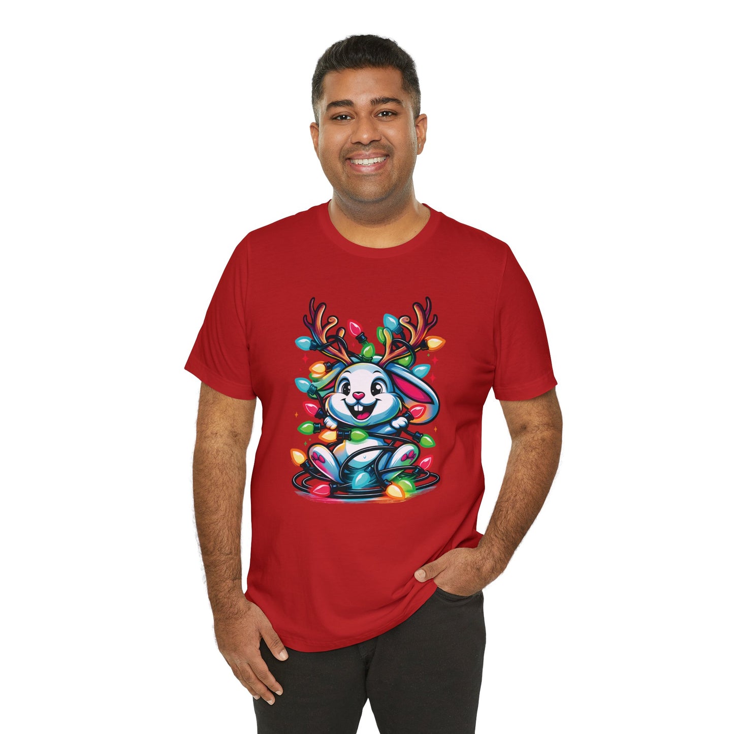 Jackalope Christmas Entanglement Tee