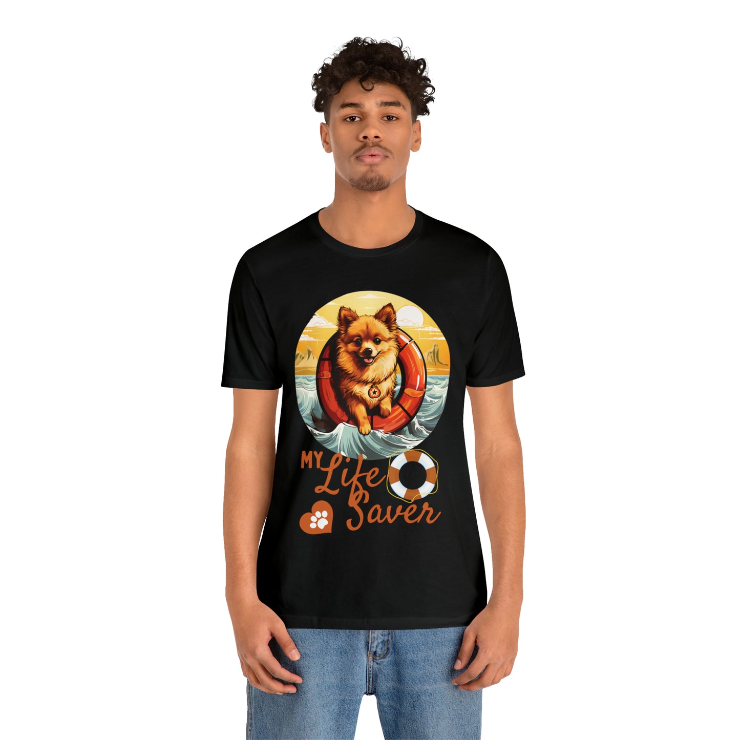 My Life Saver Pomeranian Dog Tee