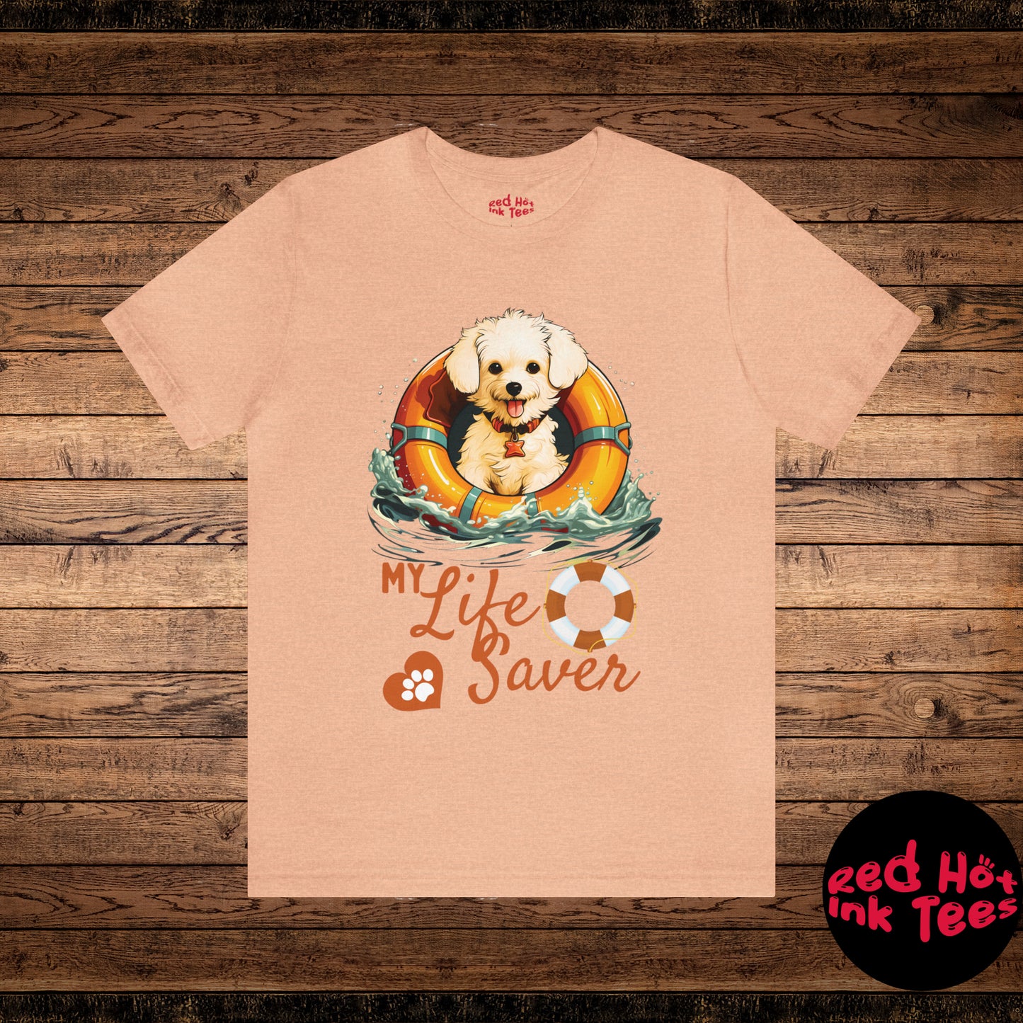 My Life Saver Bichon Frisé Dog Tee