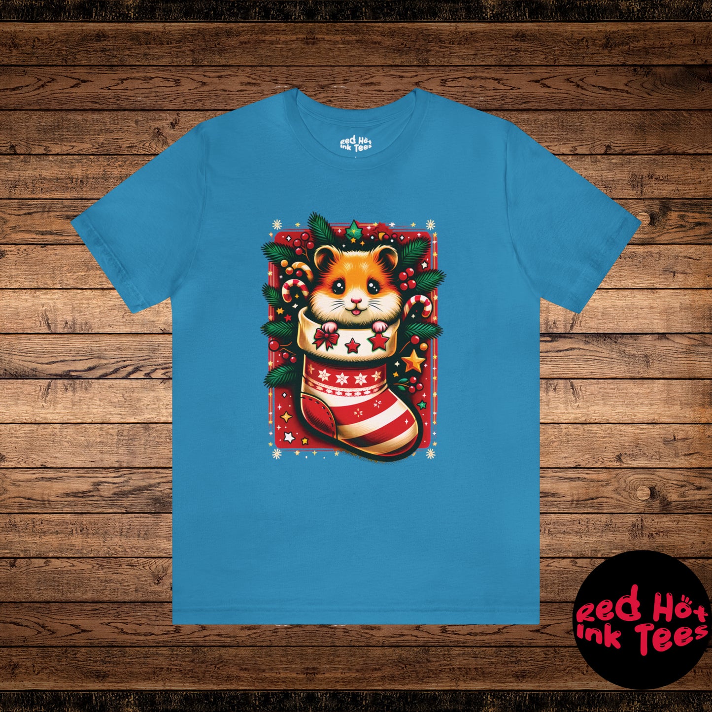 🐹 "Hamster Stocking Tee" 🎄