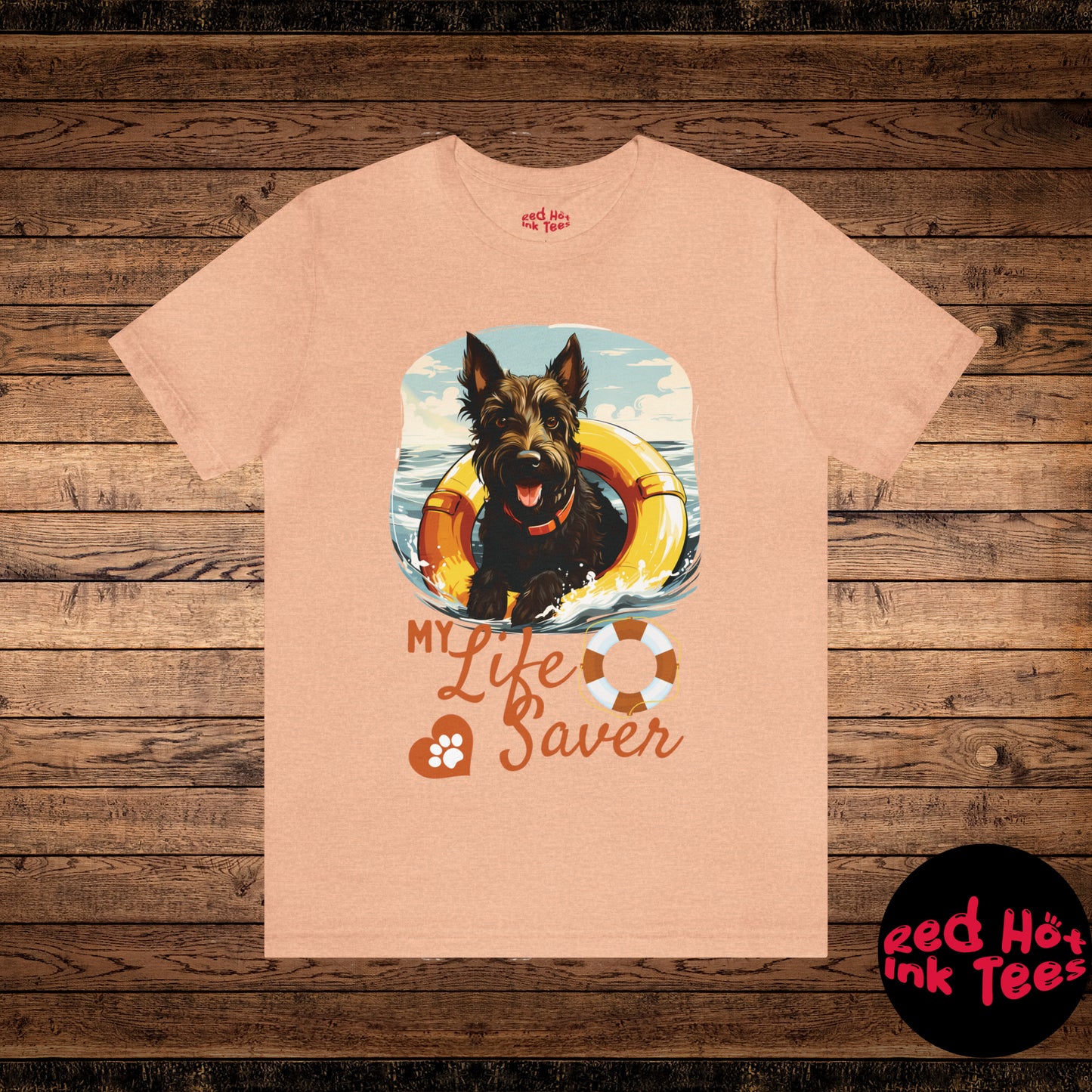 My Life Saver Scottish Terrier Dog Tee