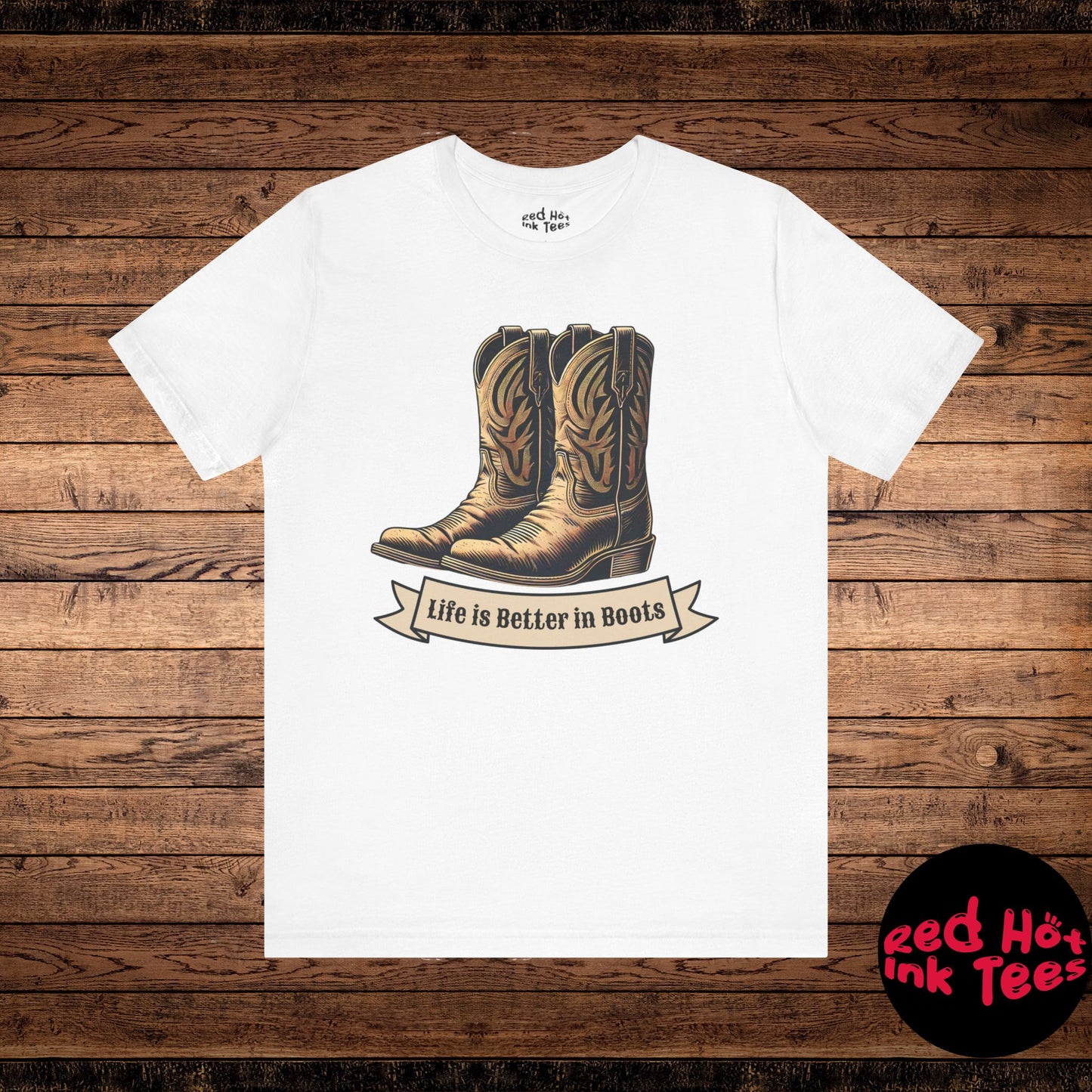 🤠 "Life is Better in Boots" Vintage Cowboy T-Shirt 🤠