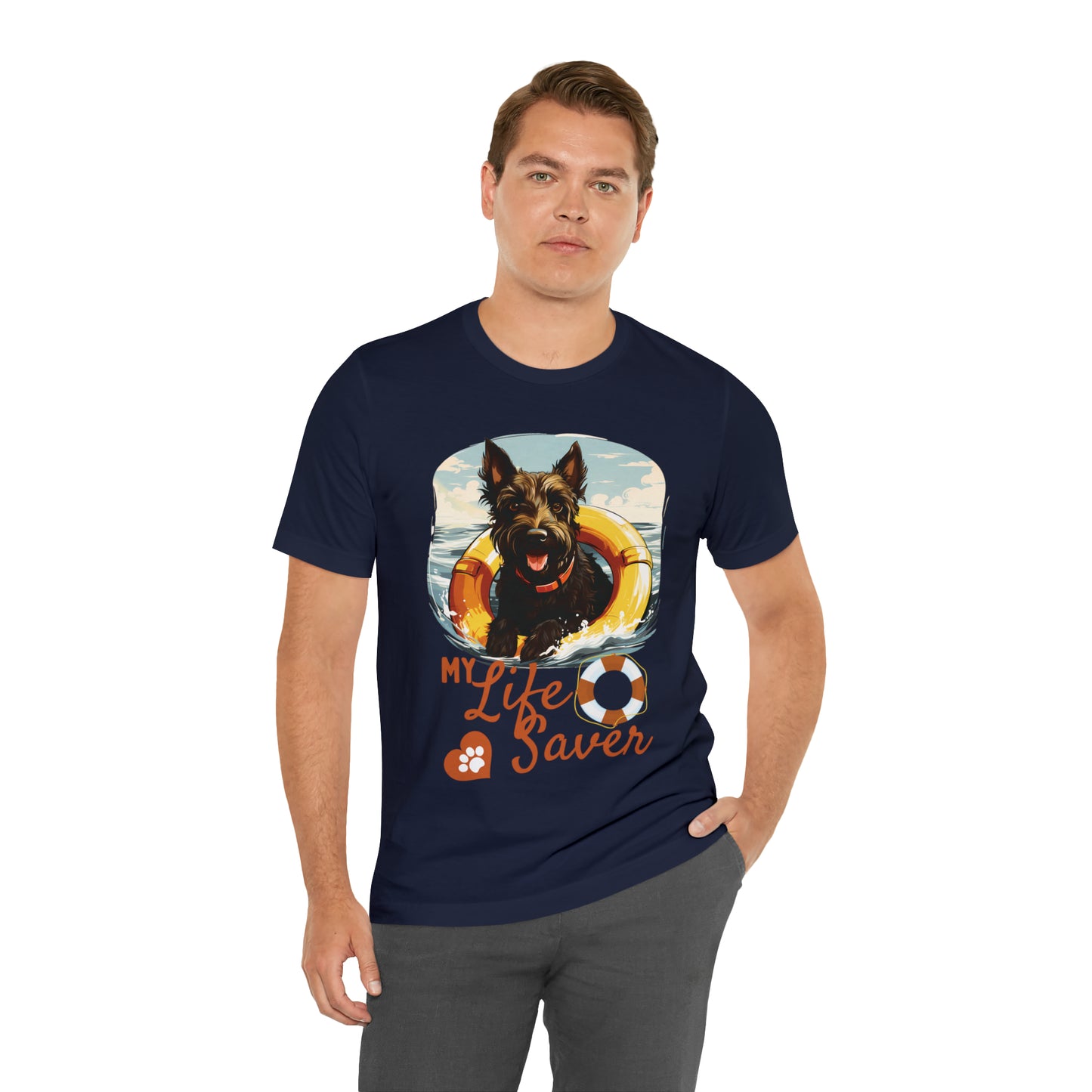 My Life Saver Scottish Terrier Dog Tee