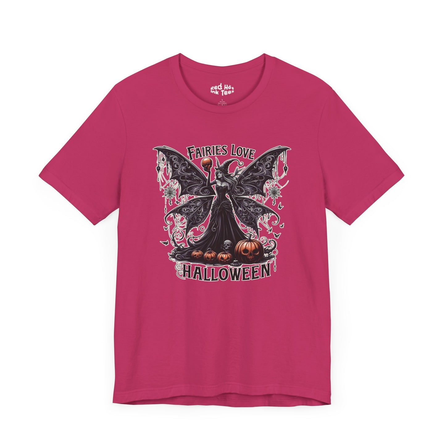 🧚‍♀️🖤 "Fairies Love Halloween" Gothic Fairy T-Shirt 🎃✨