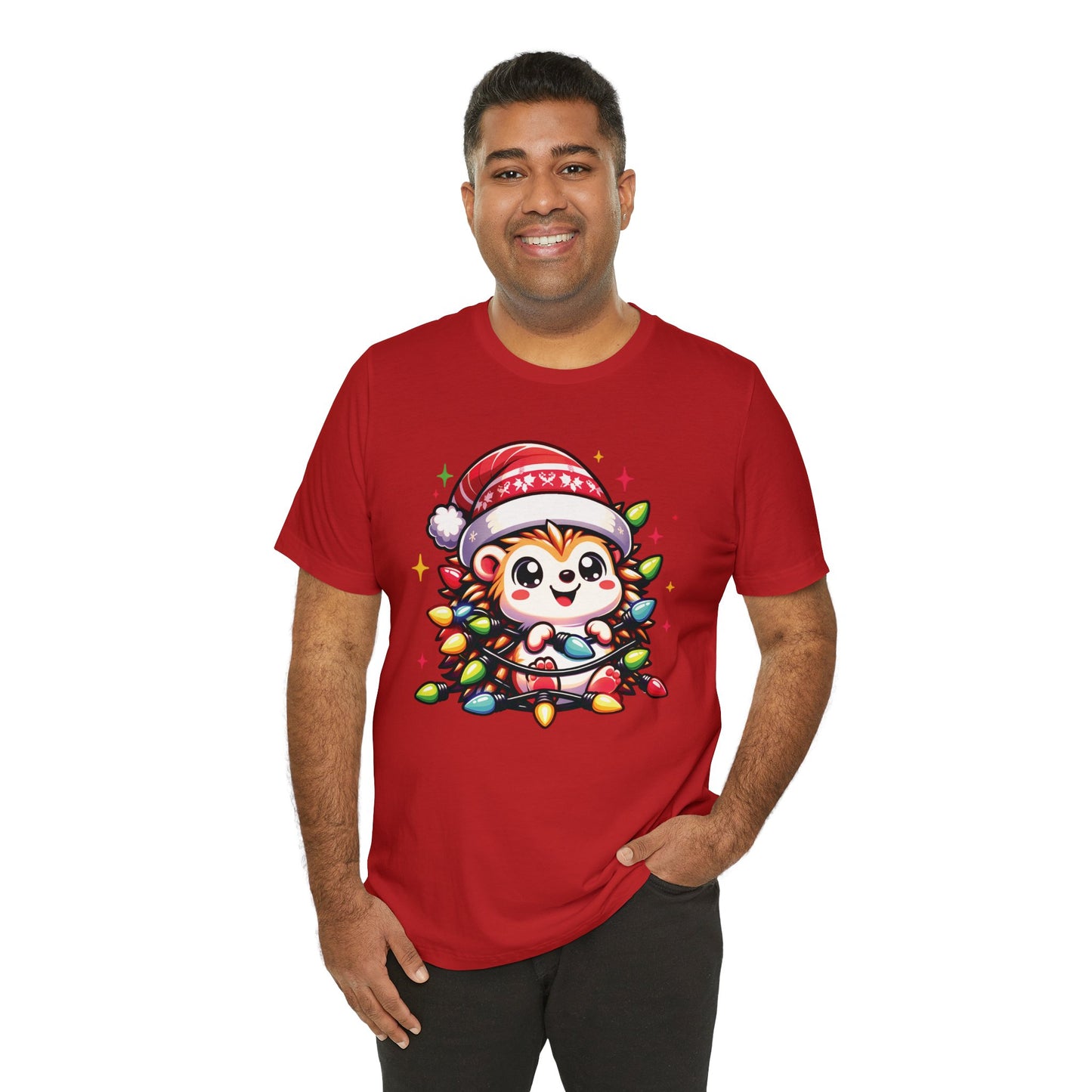 Hedgehog Christmas Entanglement Tee