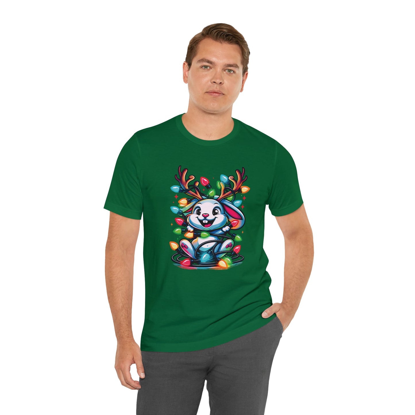 Jackalope Christmas Entanglement Tee