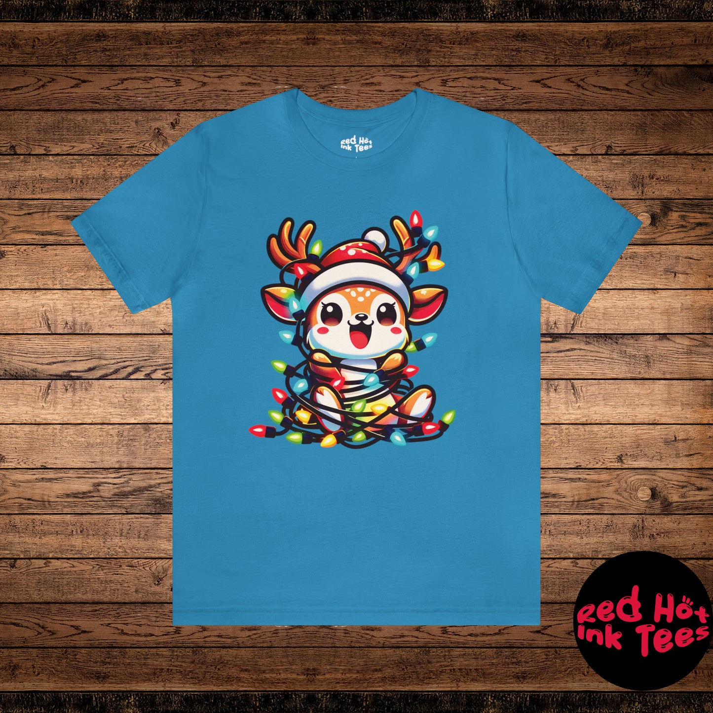 Deer Christmas Entanglement Tee