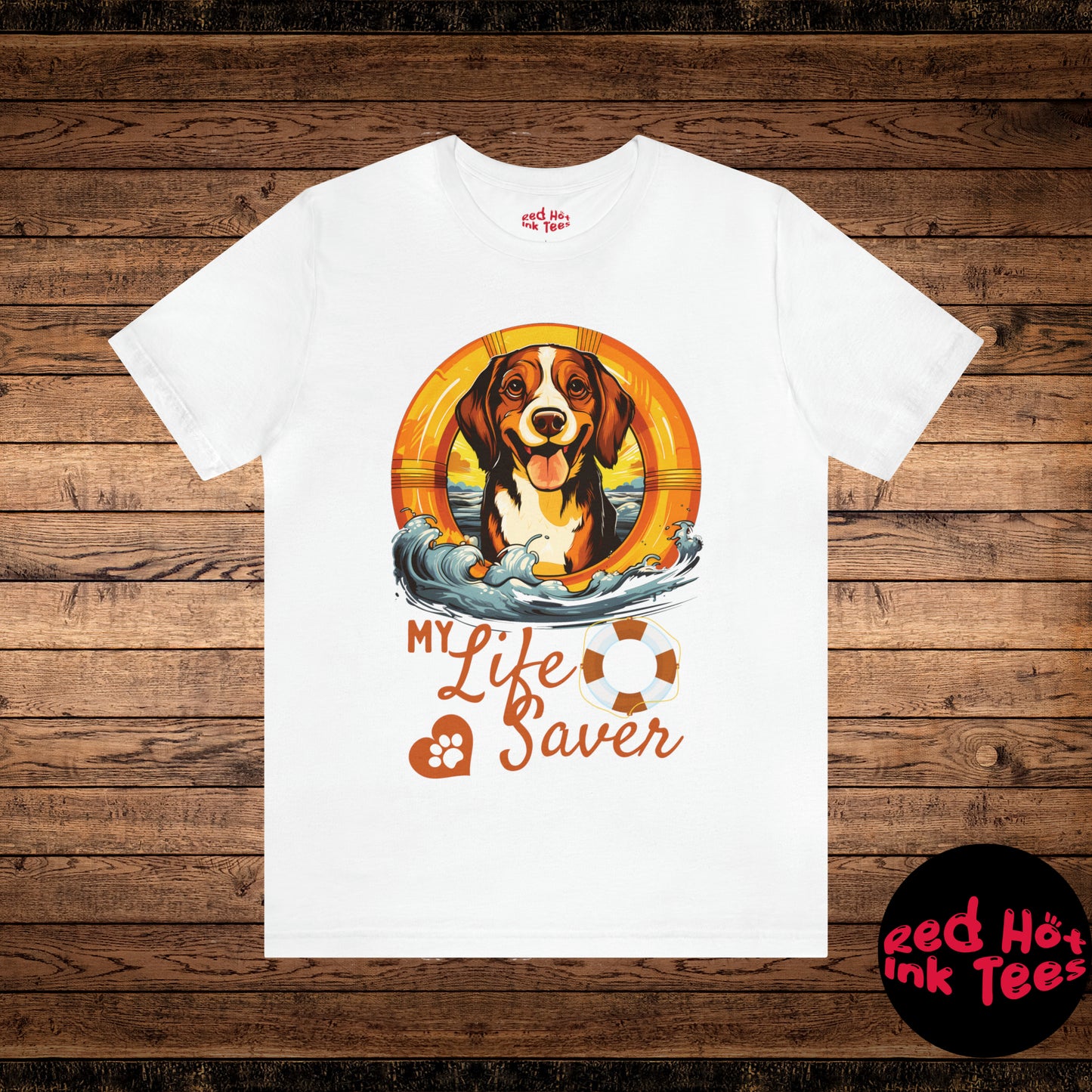 My Life Saver Beagle Dog Tee