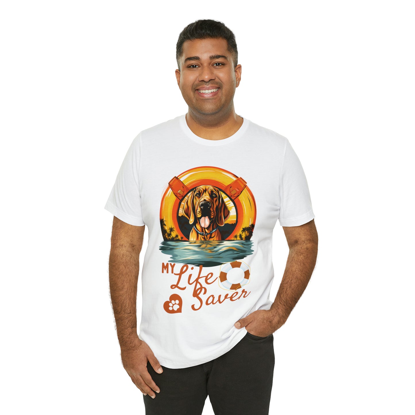 My Life Saver Bloodhound Dog Tee