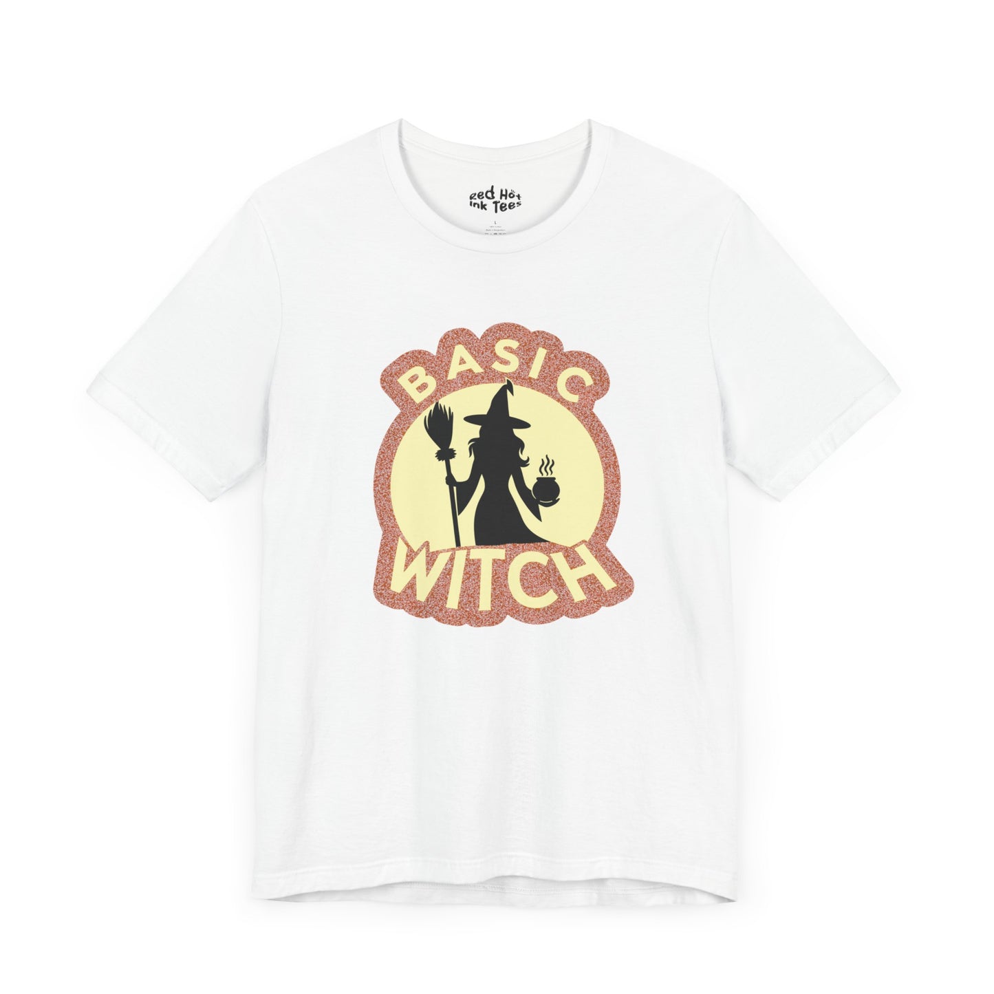 🧙‍♀️☕ "Basic Witch" Funny Halloween Coffee T-Shirt 🎃✨