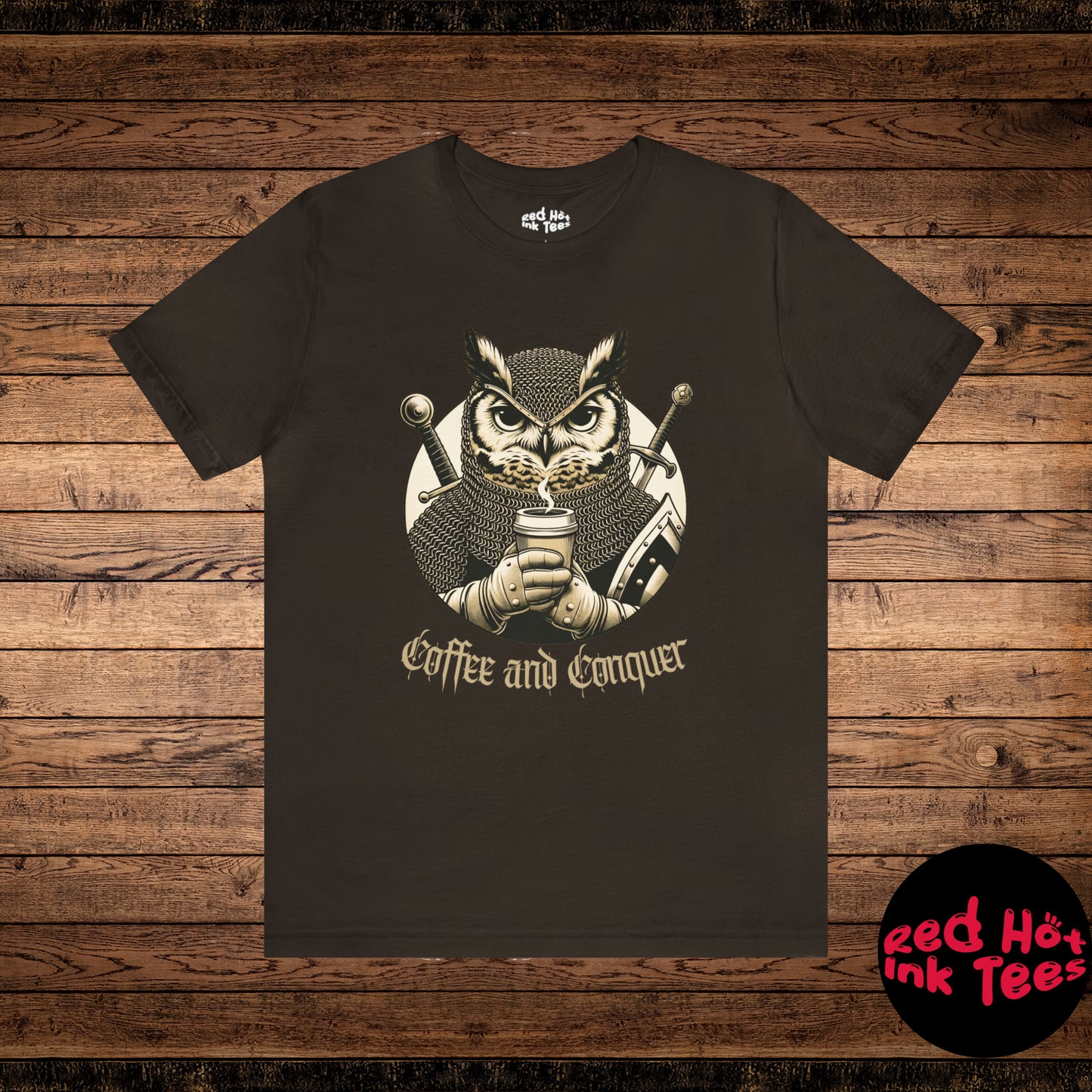 🦉 Coffee and Conquer Owl Tee 🦉