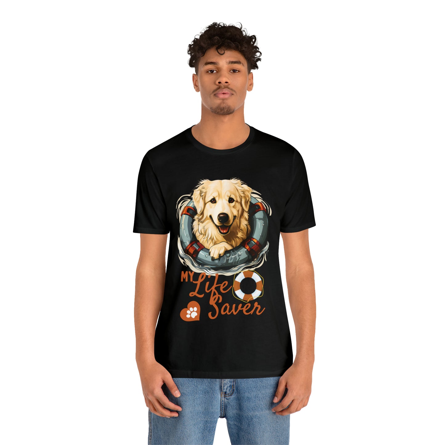 My Life Saver Great Pyrenees Dog Tee