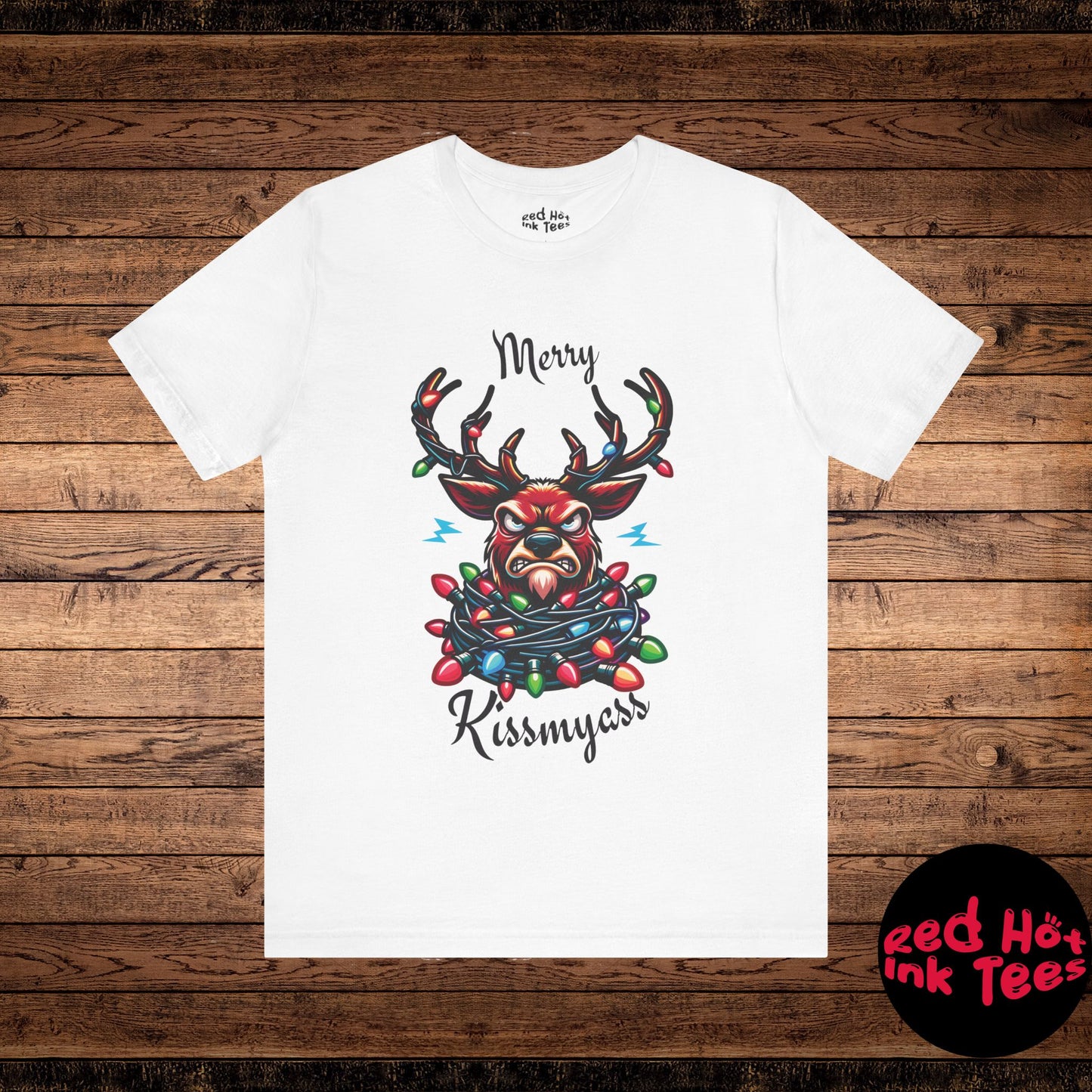 Merry Kissmyass Deer Tee