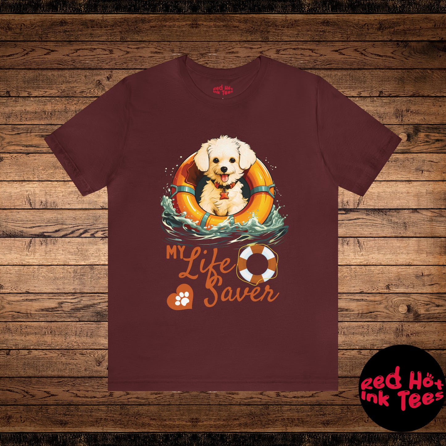 My Life Saver Bichon Frisé Dog Tee