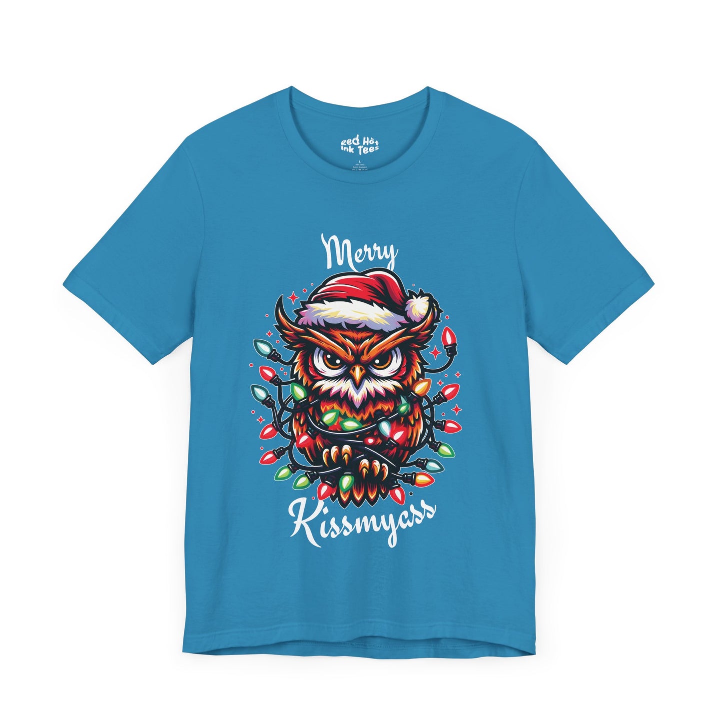 Merry Kissmyass Owl Tee