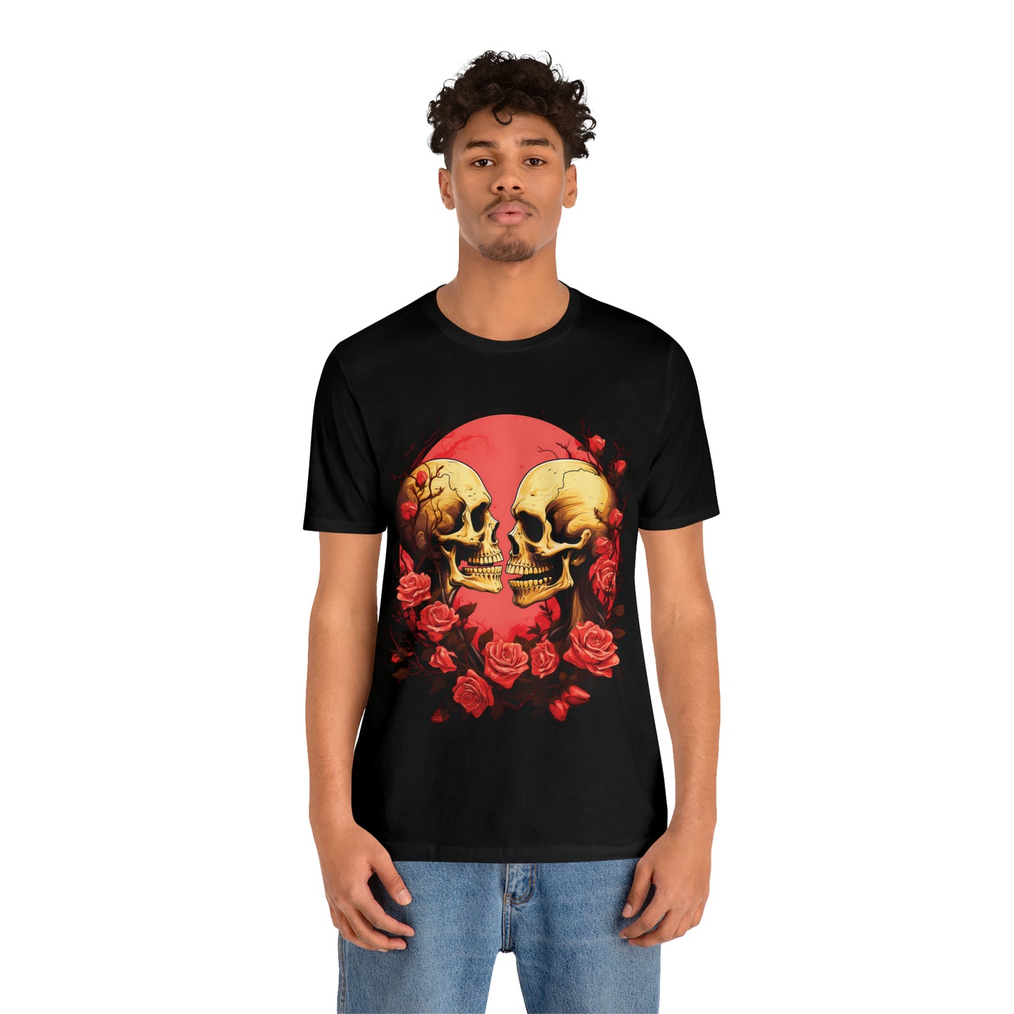 Skeletons' Serenade in Shades of Rose Tee