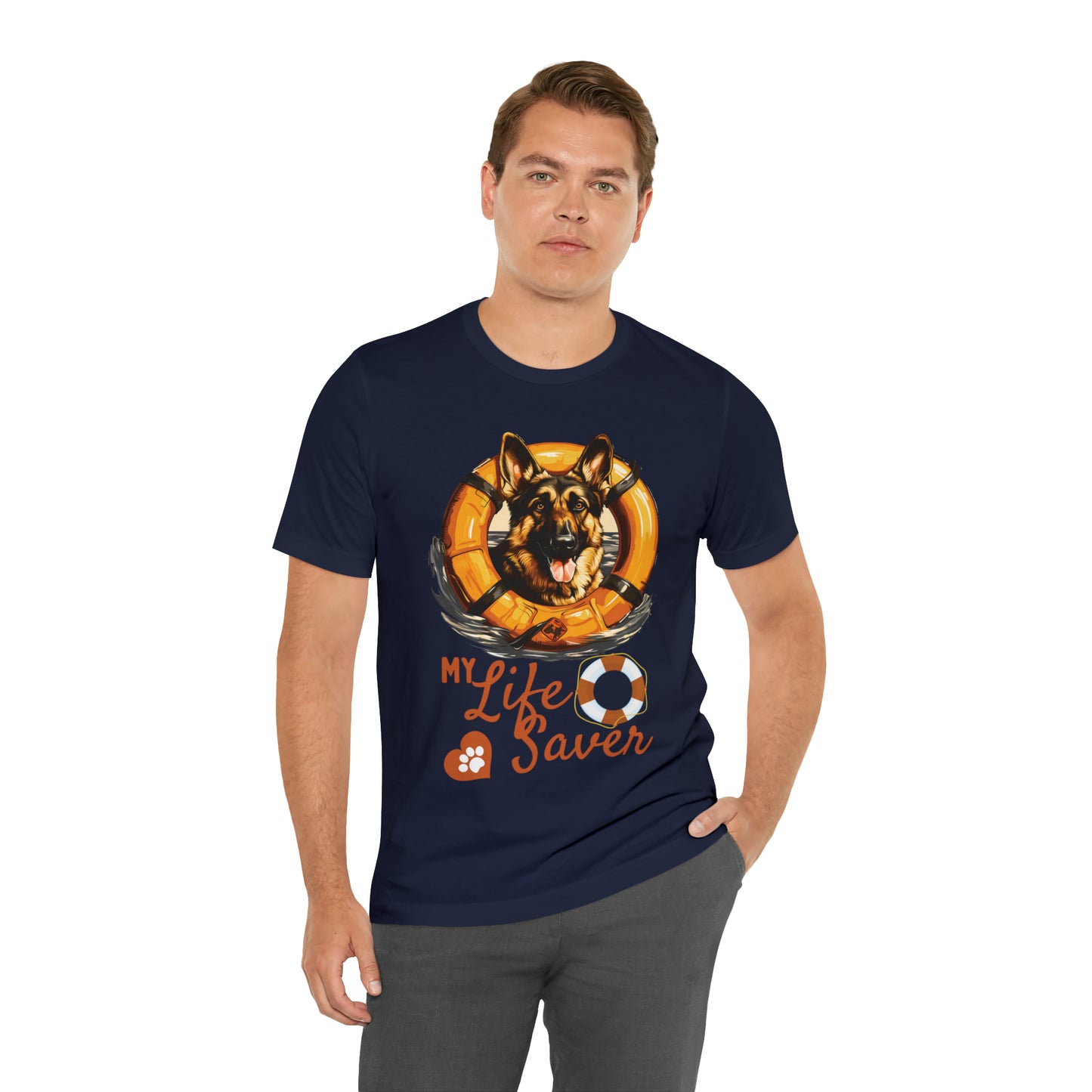 My Life Saver German Shepherd Dog Tee