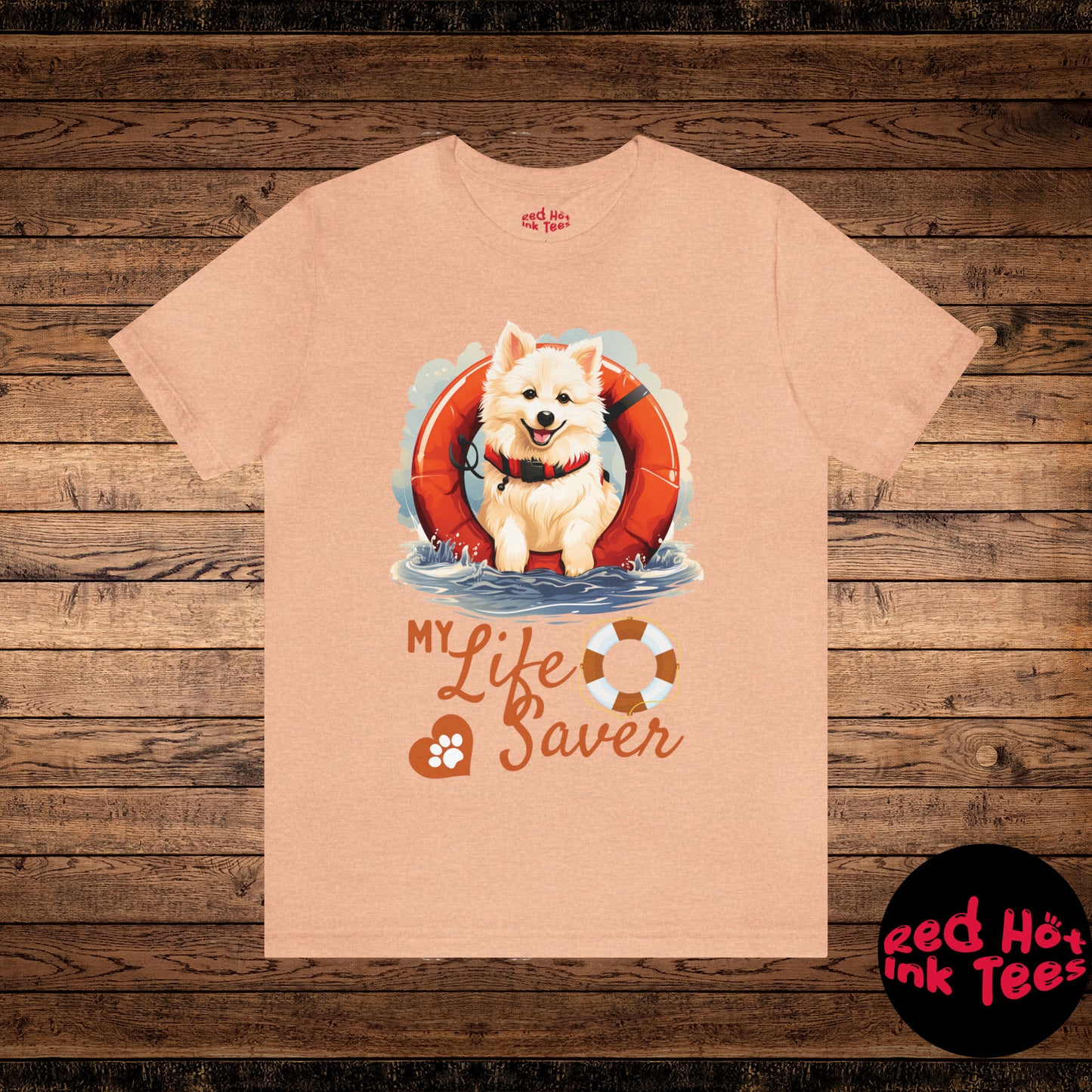 My Life Saver American Eskimo Dog Tee