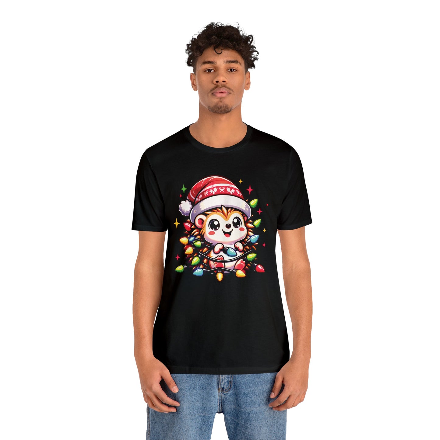 Hedgehog Christmas Entanglement Tee