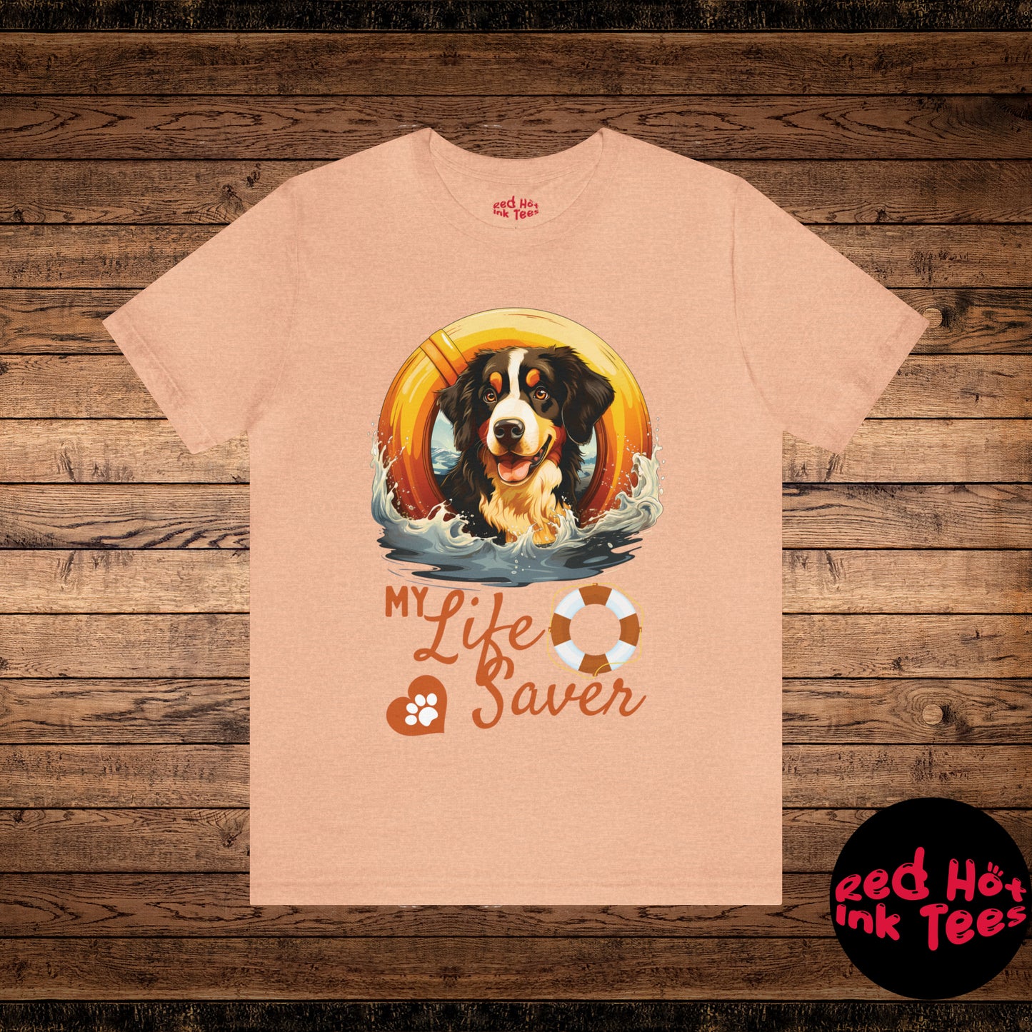 My Life Saver Bernese Mountain Dog Tee