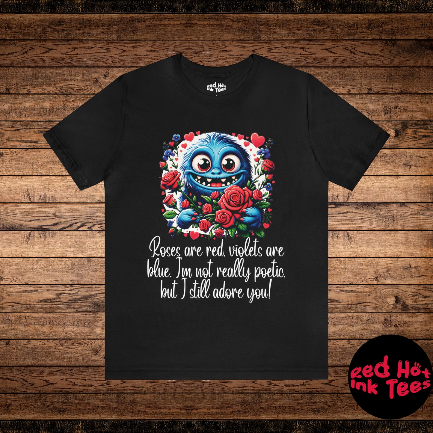 🌹💜 "Roses Are Red, Violets Are Blue" Tee 🌼👾