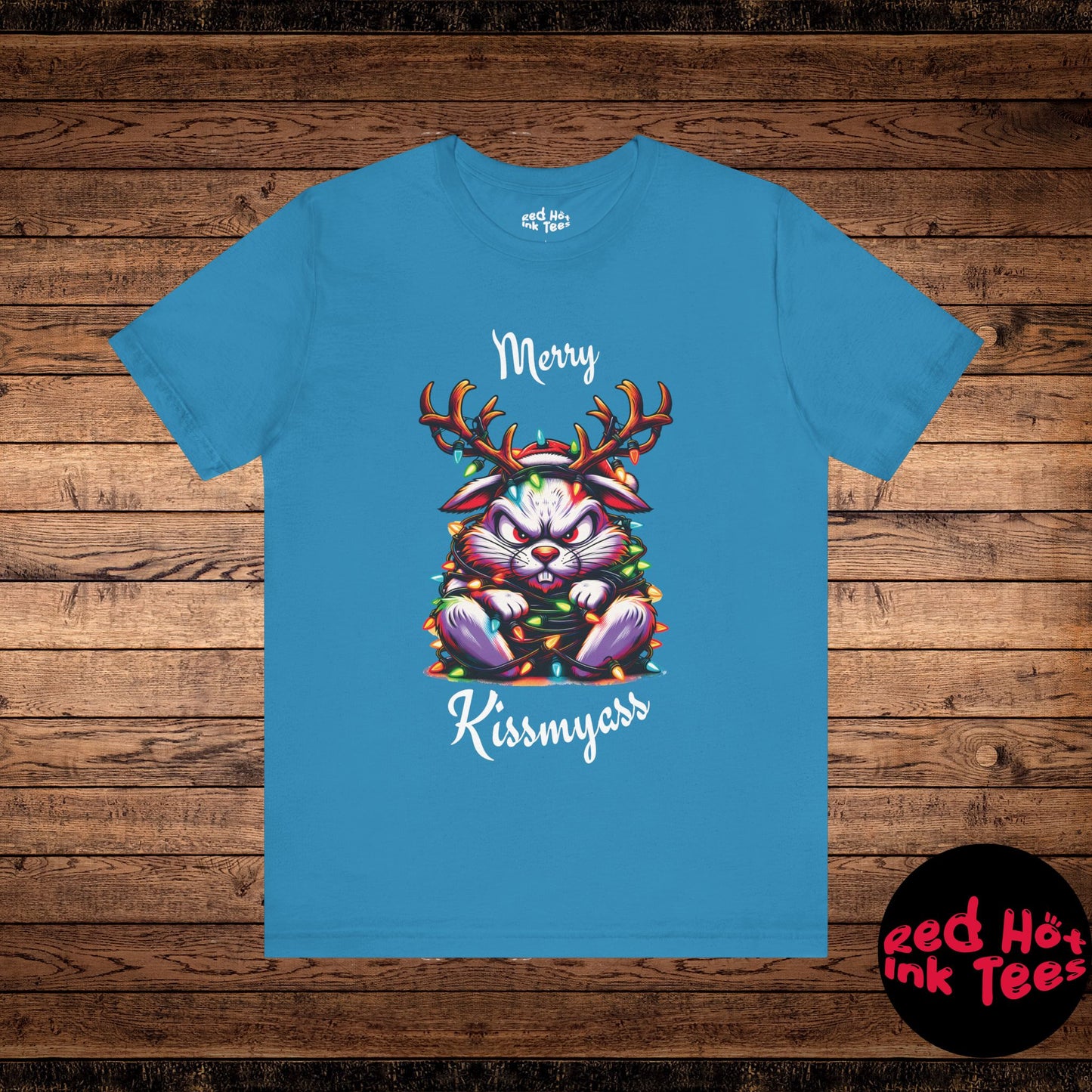 Merry Kissmyass Jackalope Tee