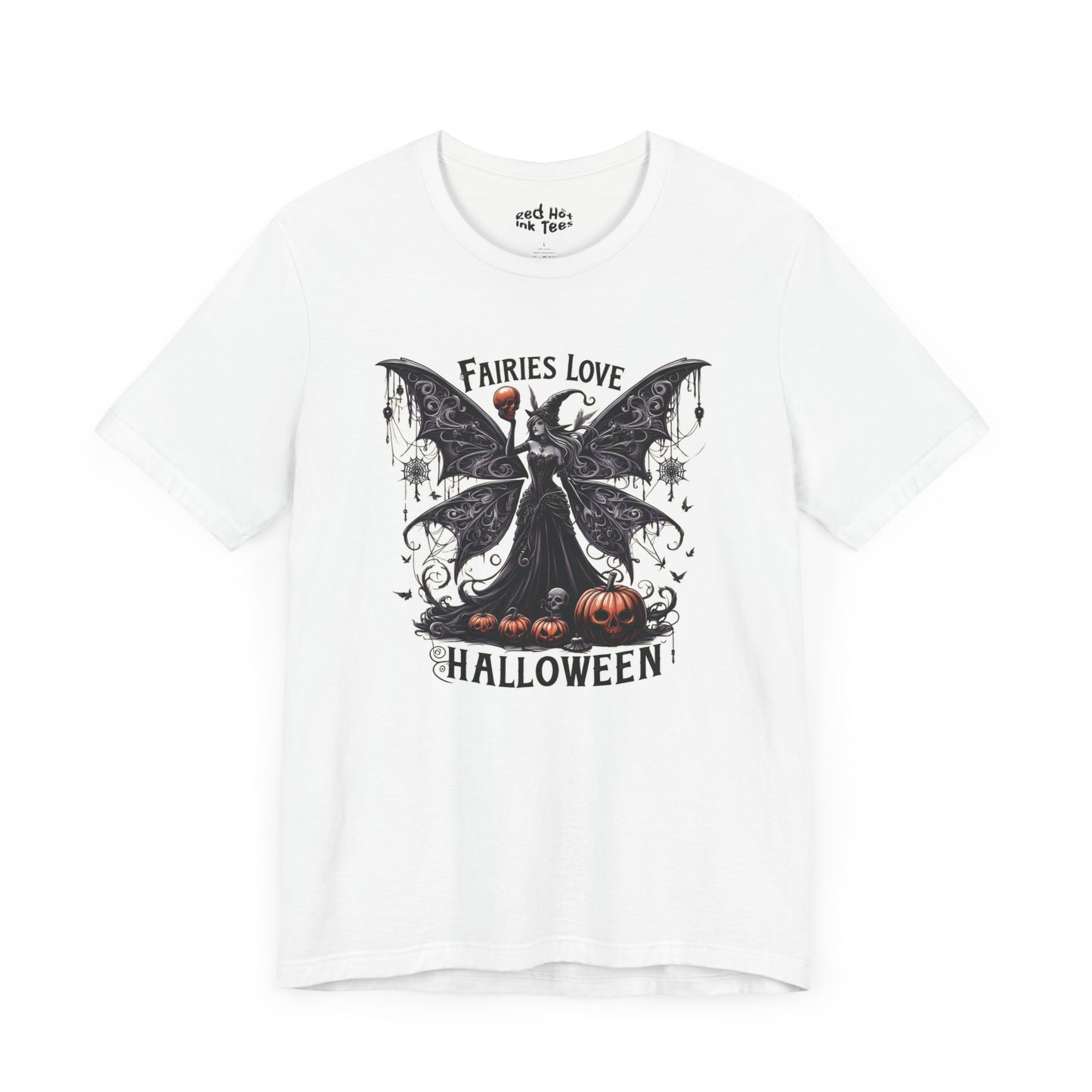 🧚‍♀️🖤 "Fairies Love Halloween" Gothic Fairy T-Shirt 🎃✨