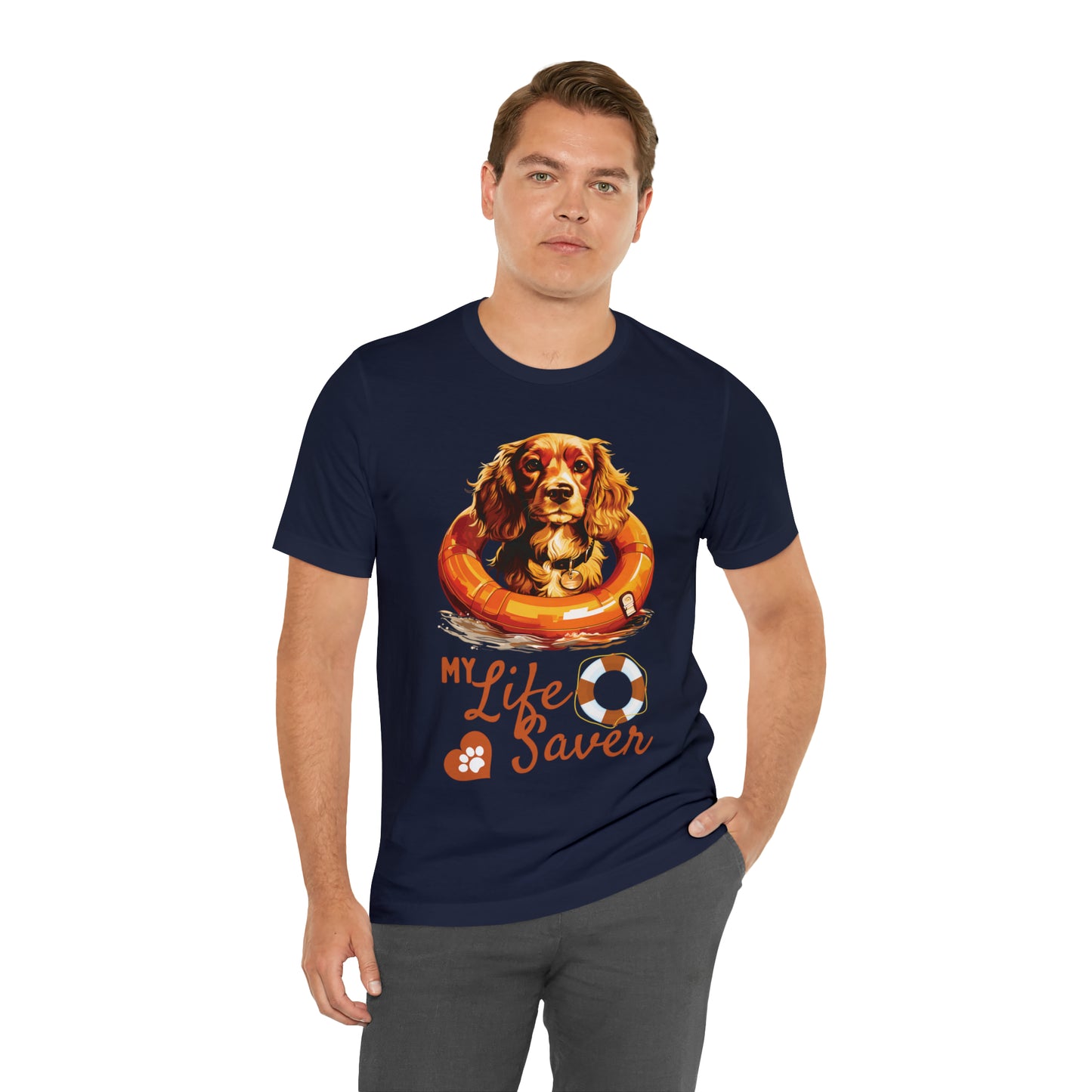 My Life Saver English Cocker Spaniel Dog Tee