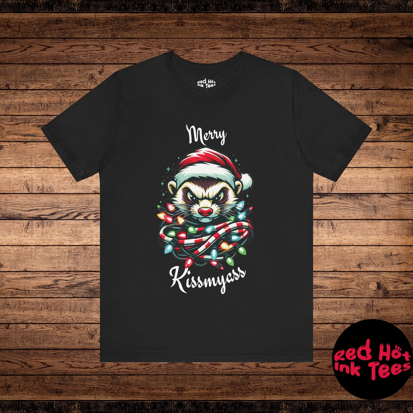 Merry Kissmyass Ferret Tee