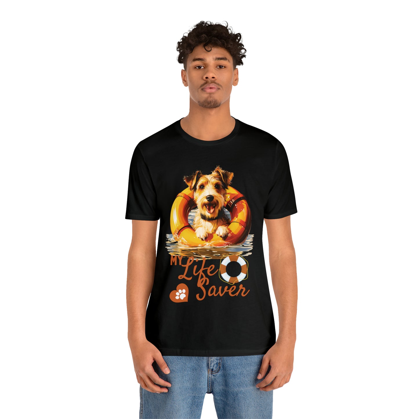 My Life Saver Wire Fox Terrier Dog Tee