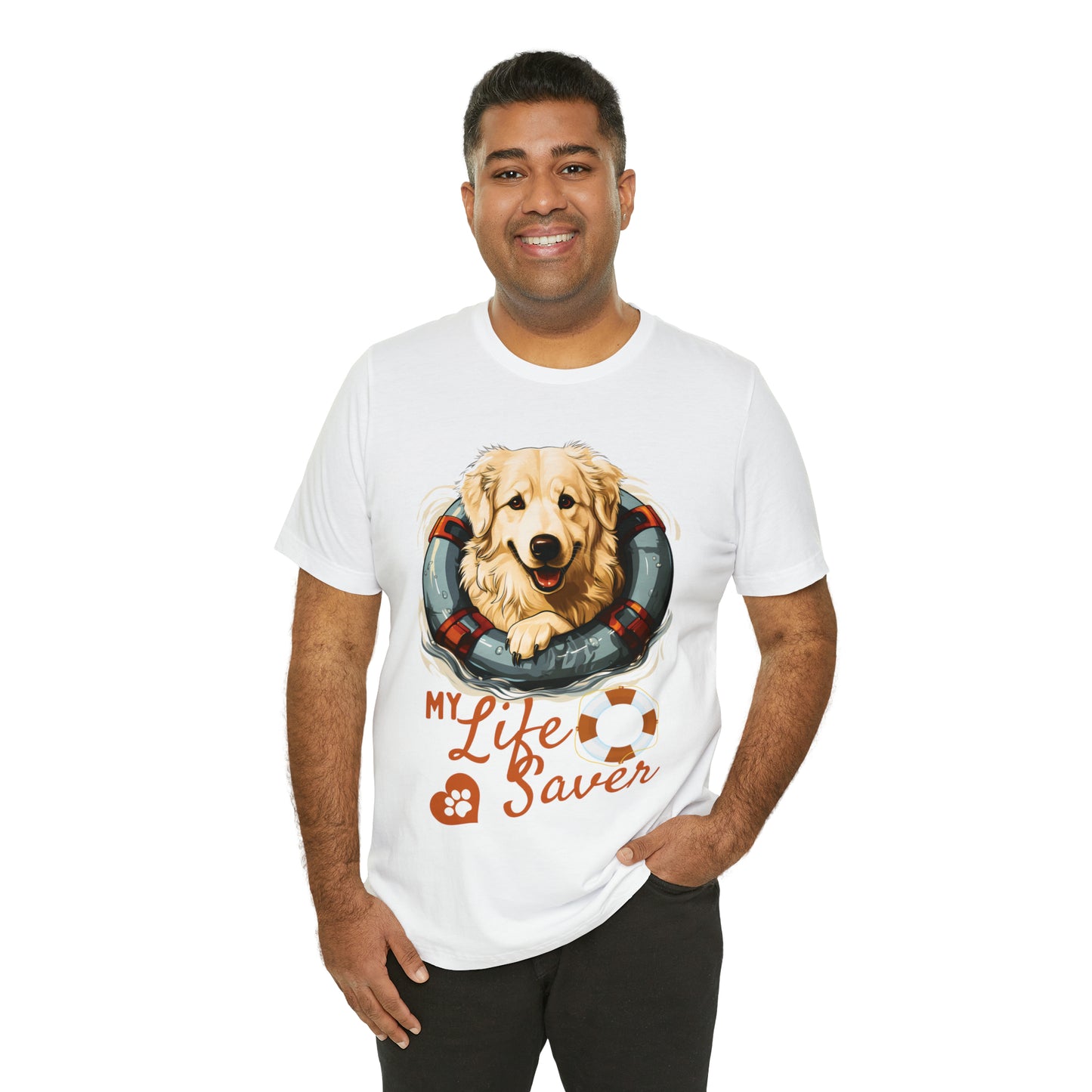 My Life Saver Great Pyrenees Dog Tee