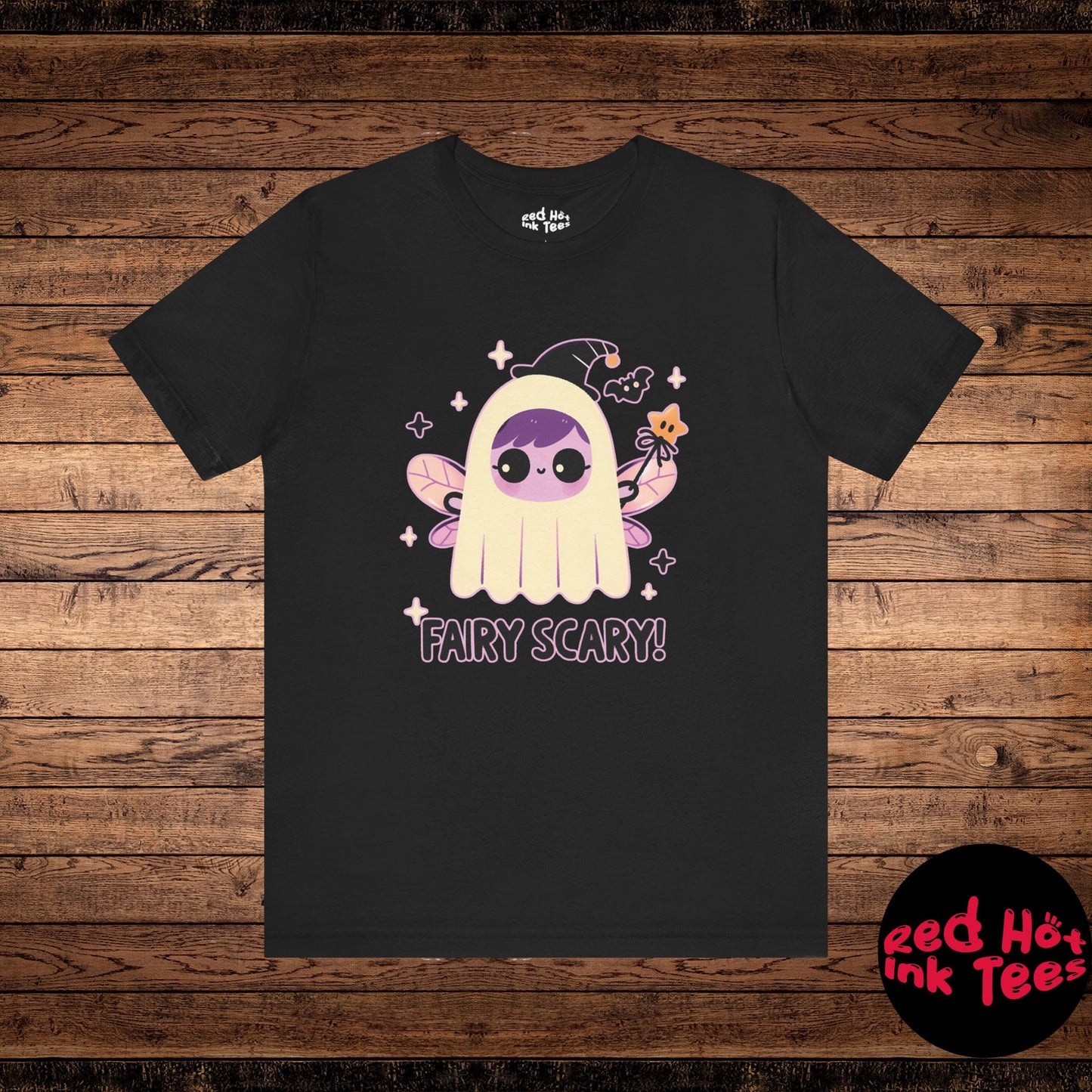 🧚‍♀️👻 "Fairy Scary" Cute Halloween Ghost Fairy T-Shirt 🎃✨