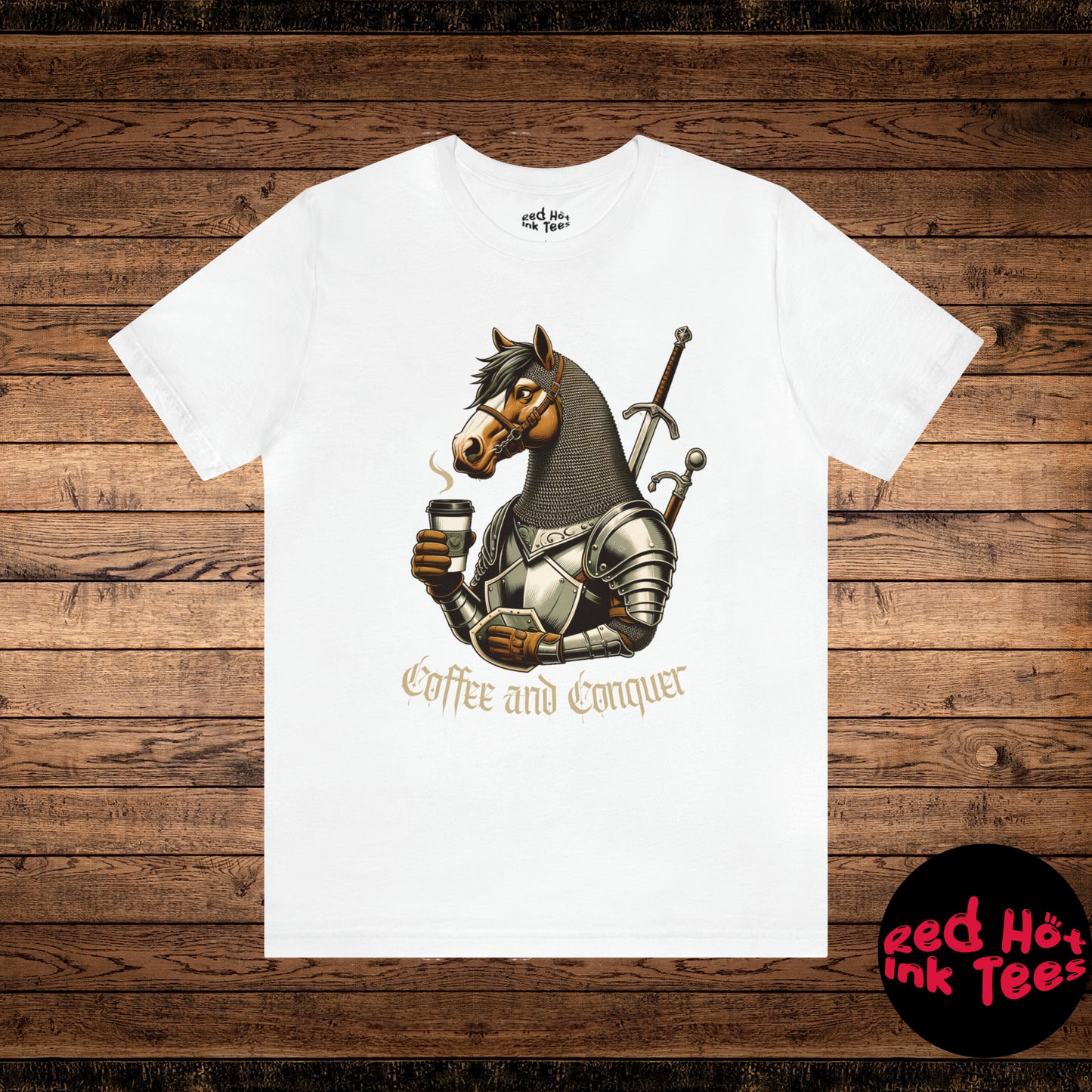 🐴 Coffee and Conquer Horse Tee 🐴